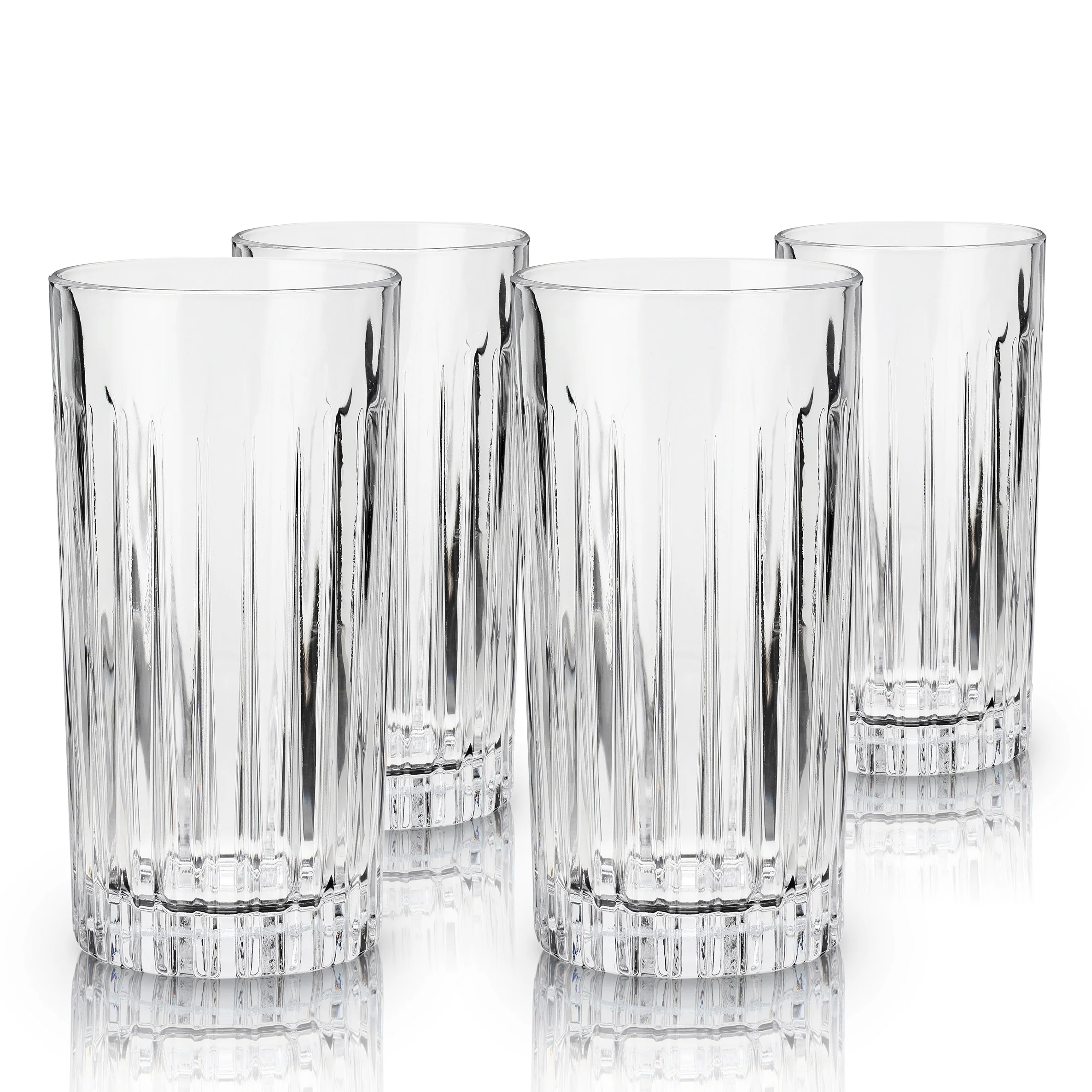 Reserve Milo Crystal Highball Glasses Set of 4 - Image 4