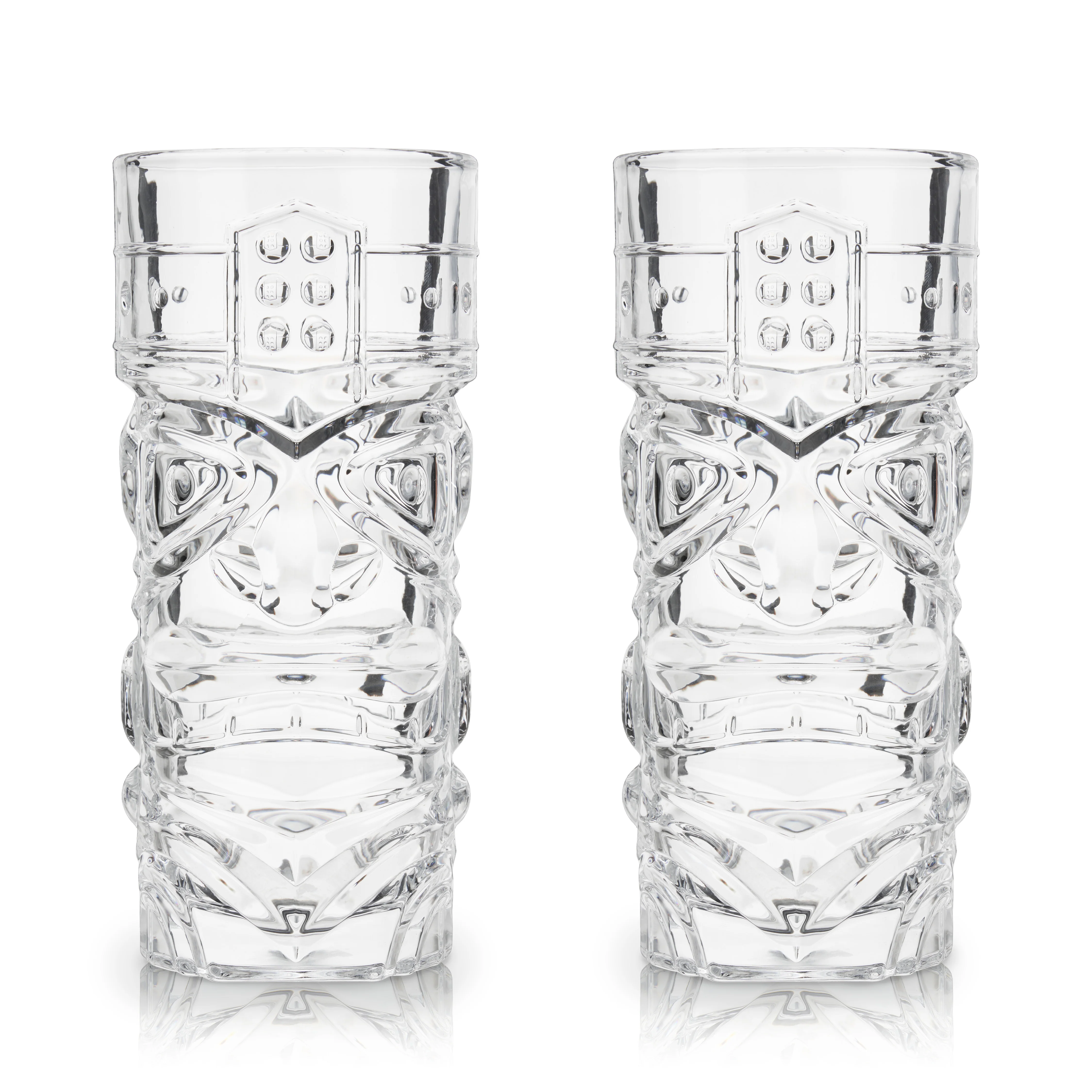 Pacific Crystal Tiki Glasses Set of 2 - Image 4