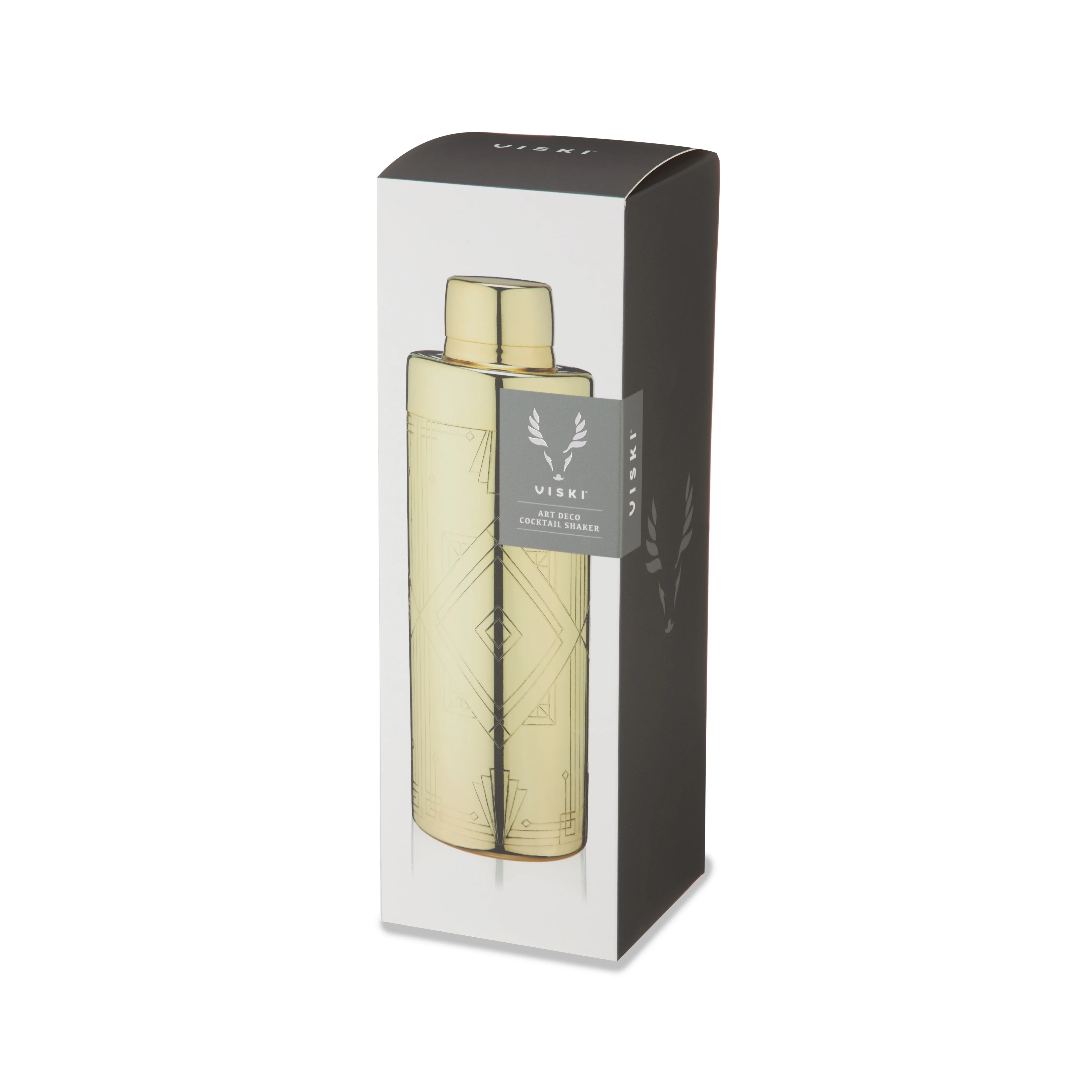 Art Deco Cocktail Shaker in Gold - Image 7