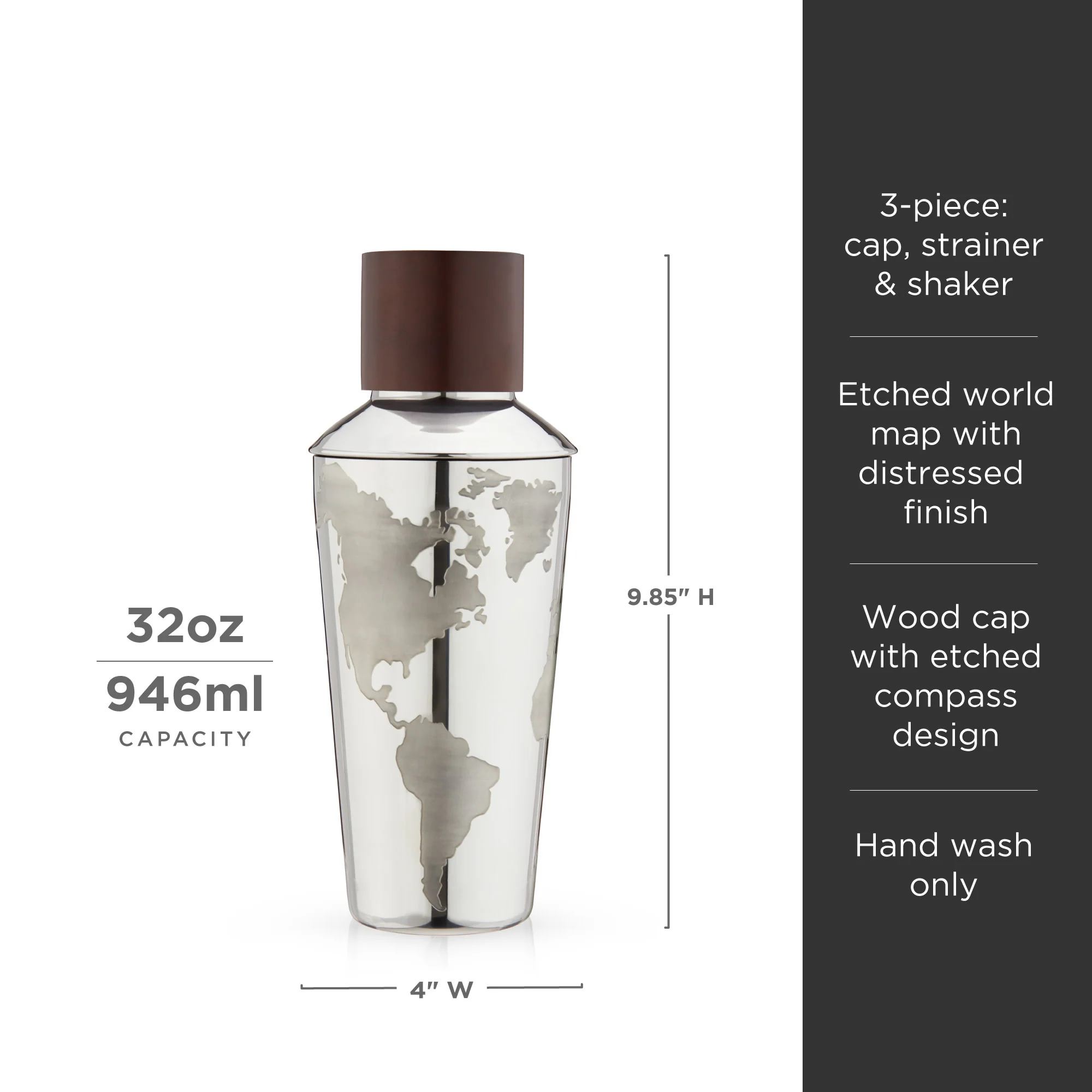 Globe Cocktail Shaker - Image 6