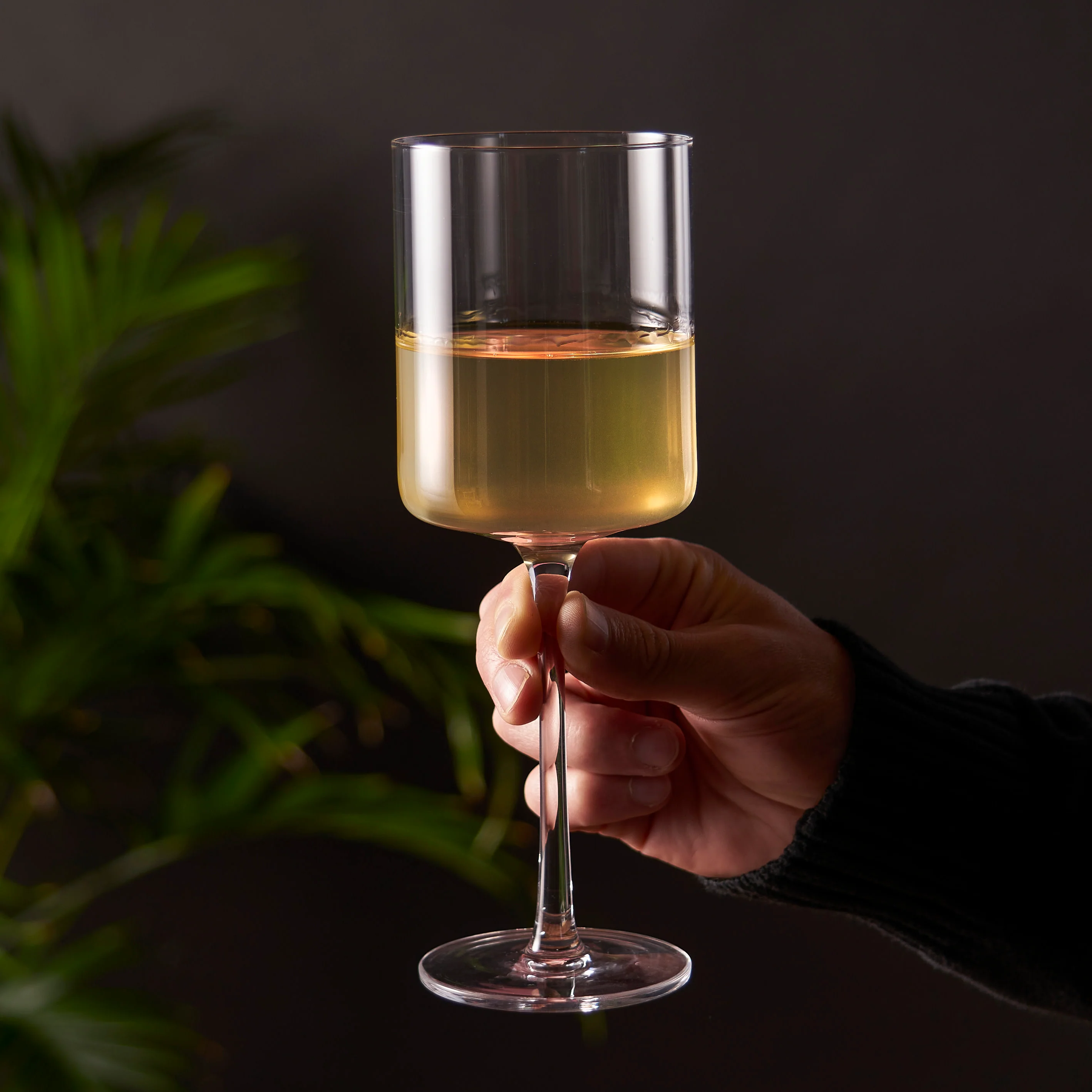 Laurel Crystal White Wine Glasses Set of 2 - Image 3