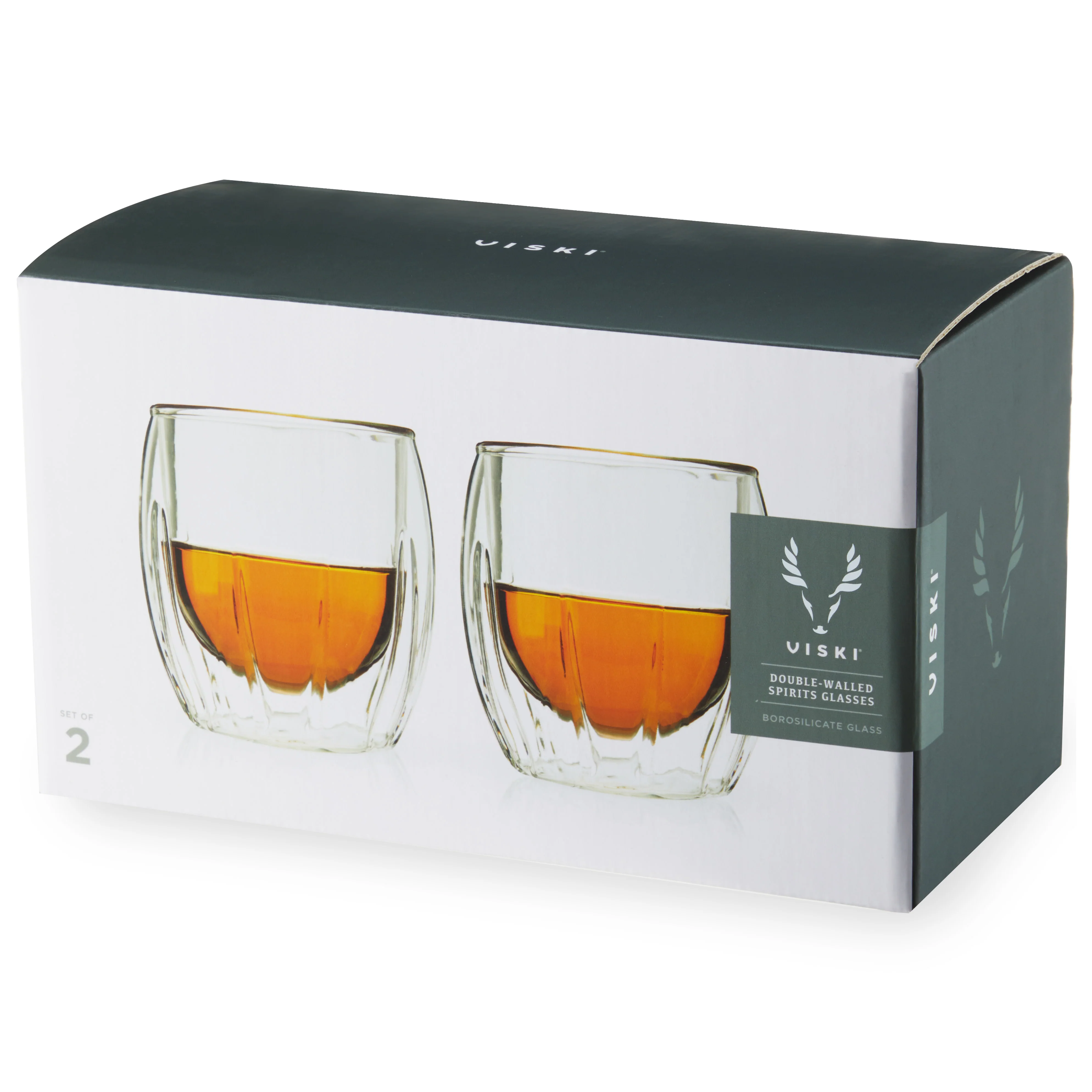 Double-Walled Spirits Glasses Set of 2 - Image 7