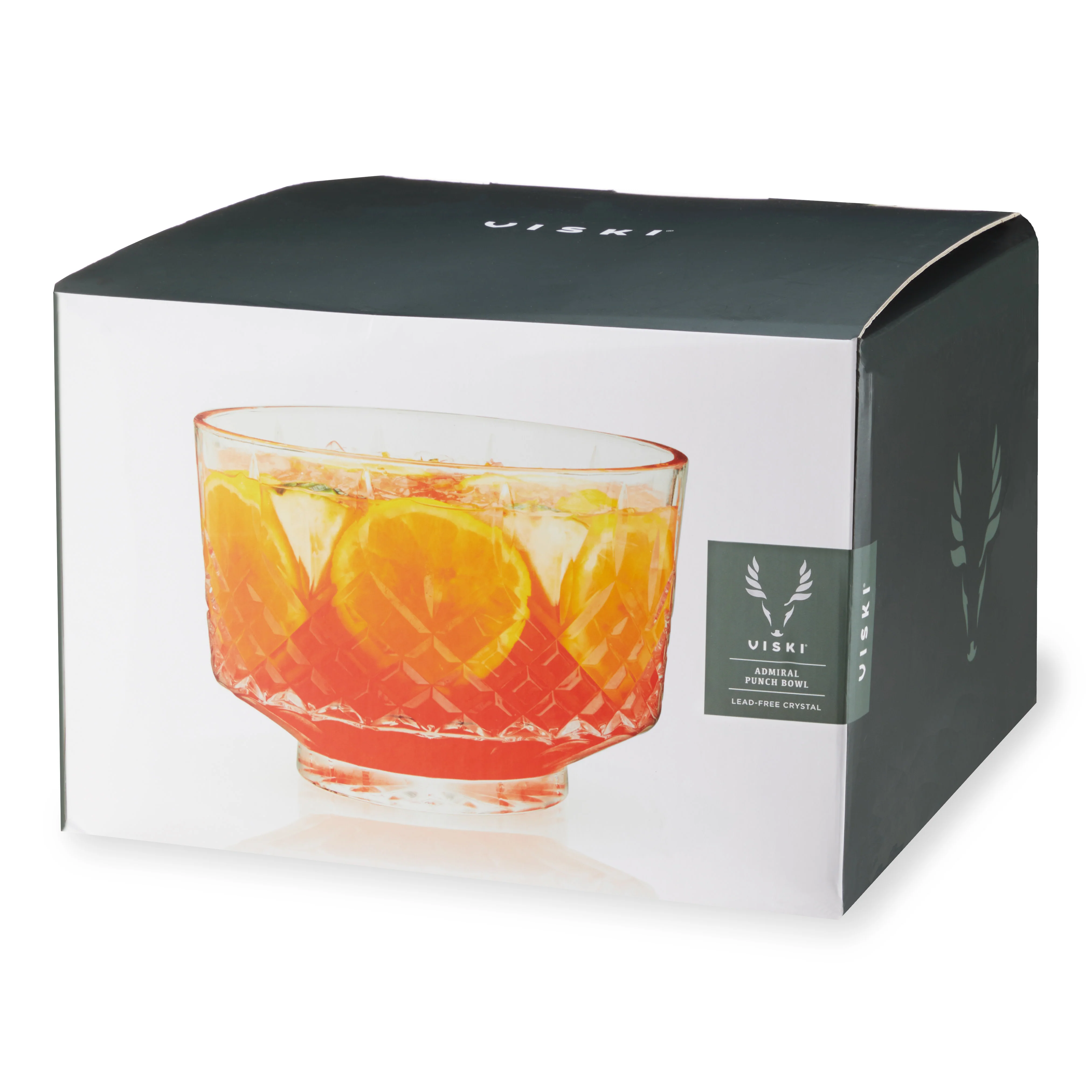 Admiral Crystal Punch Bowl - Image 8