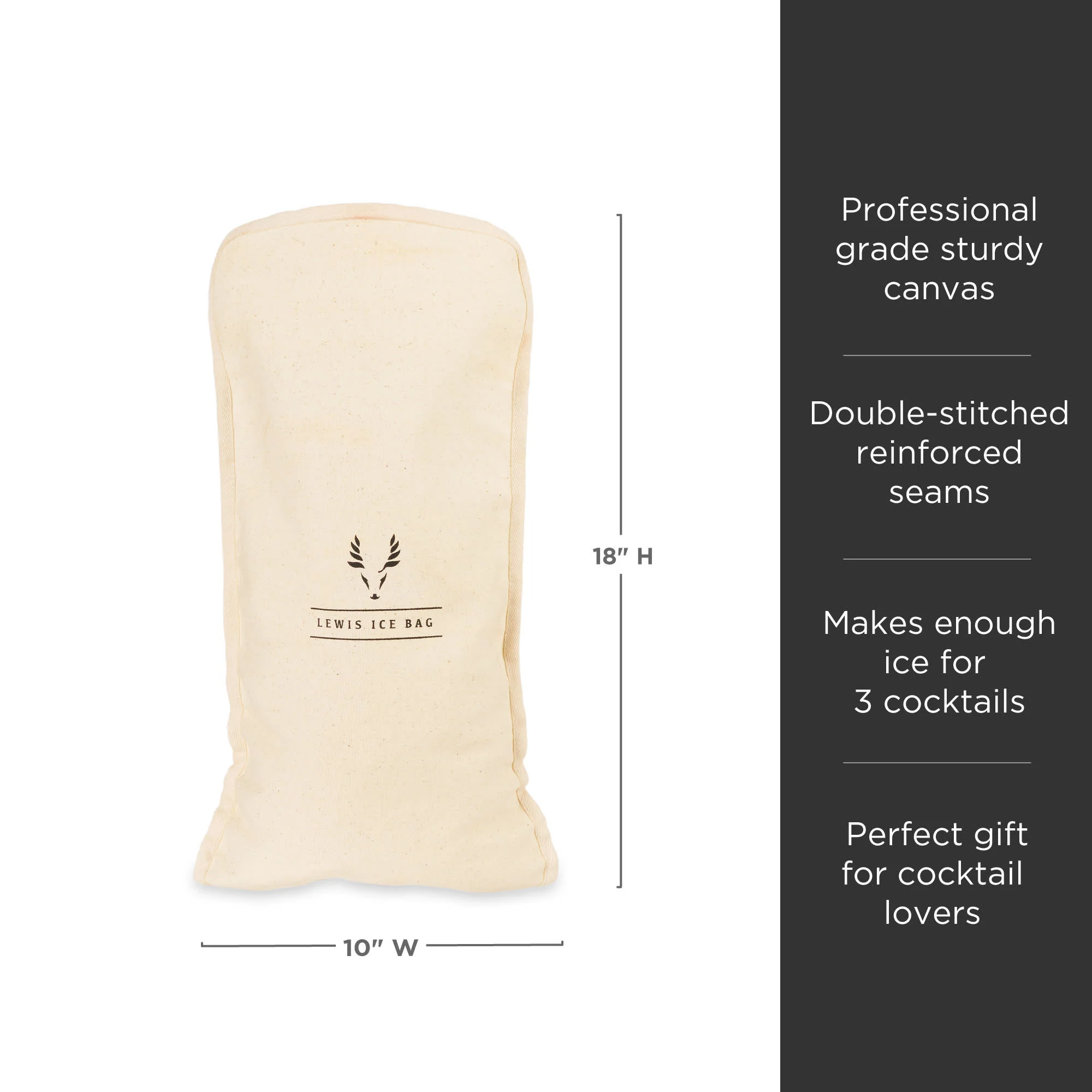 Professional Bartender's Lewis Ice Bag - Image 7
