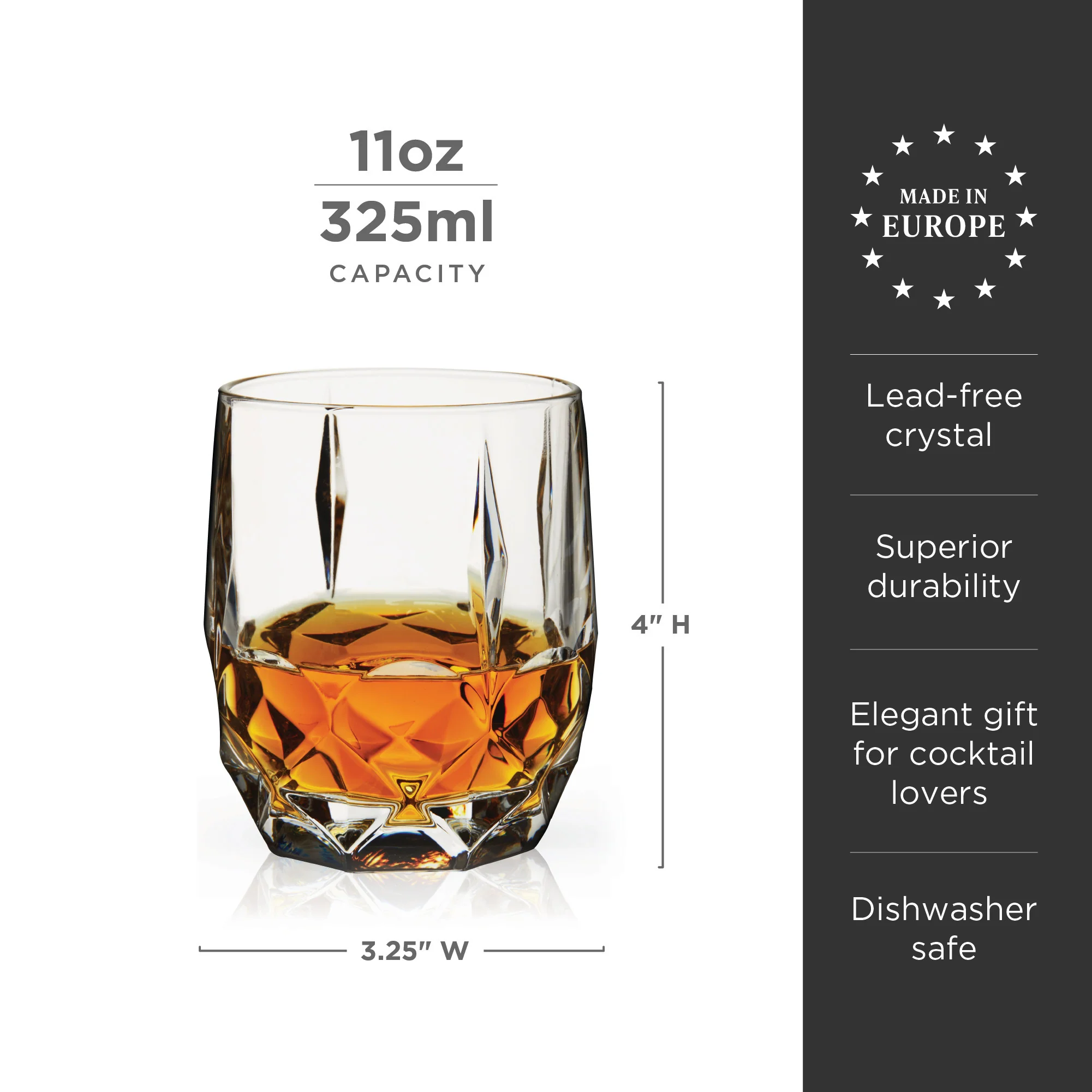 Reserve Bruno Crystal Cocktail Glasses - Image 6