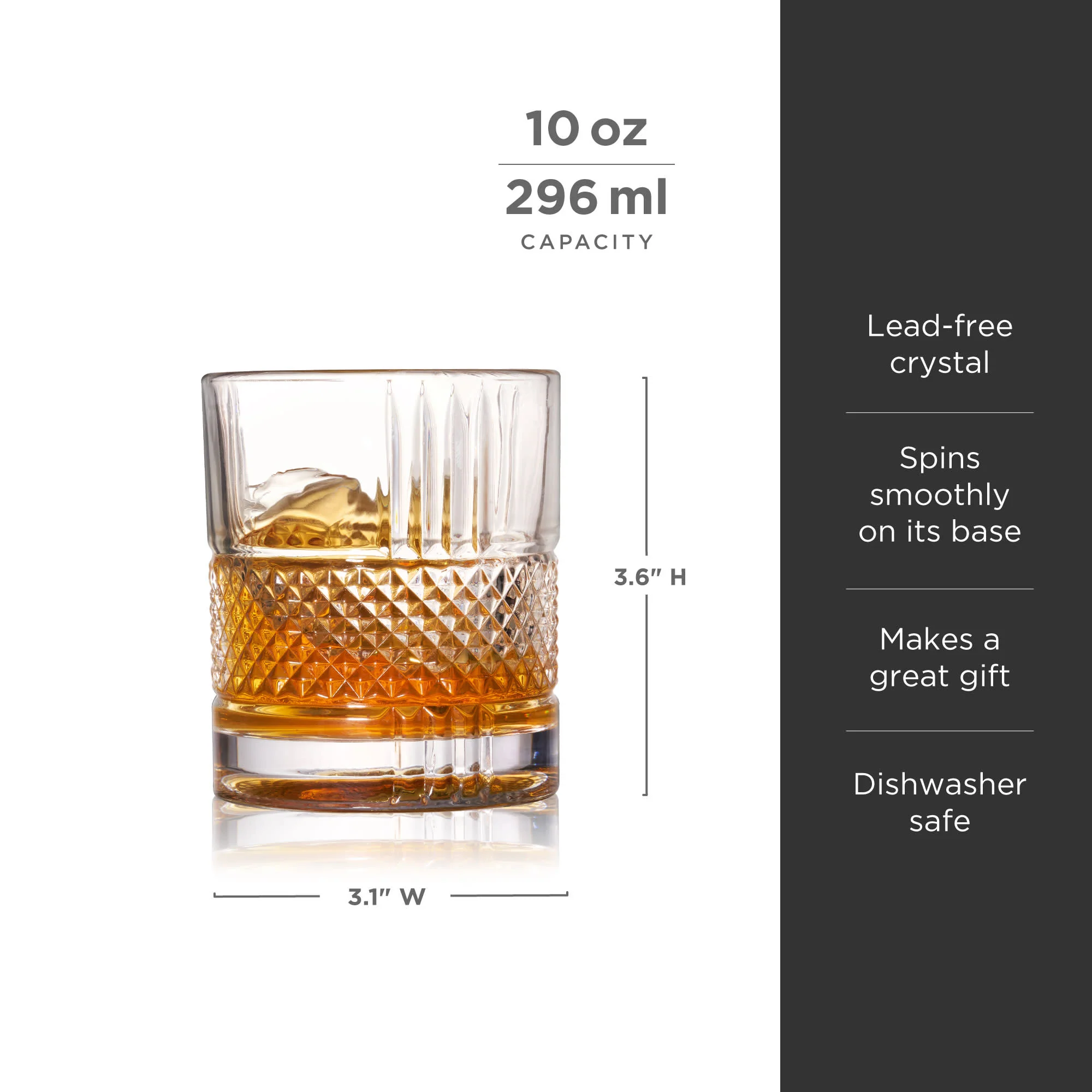 Revolve Crystal Rocks Glass - Image 7
