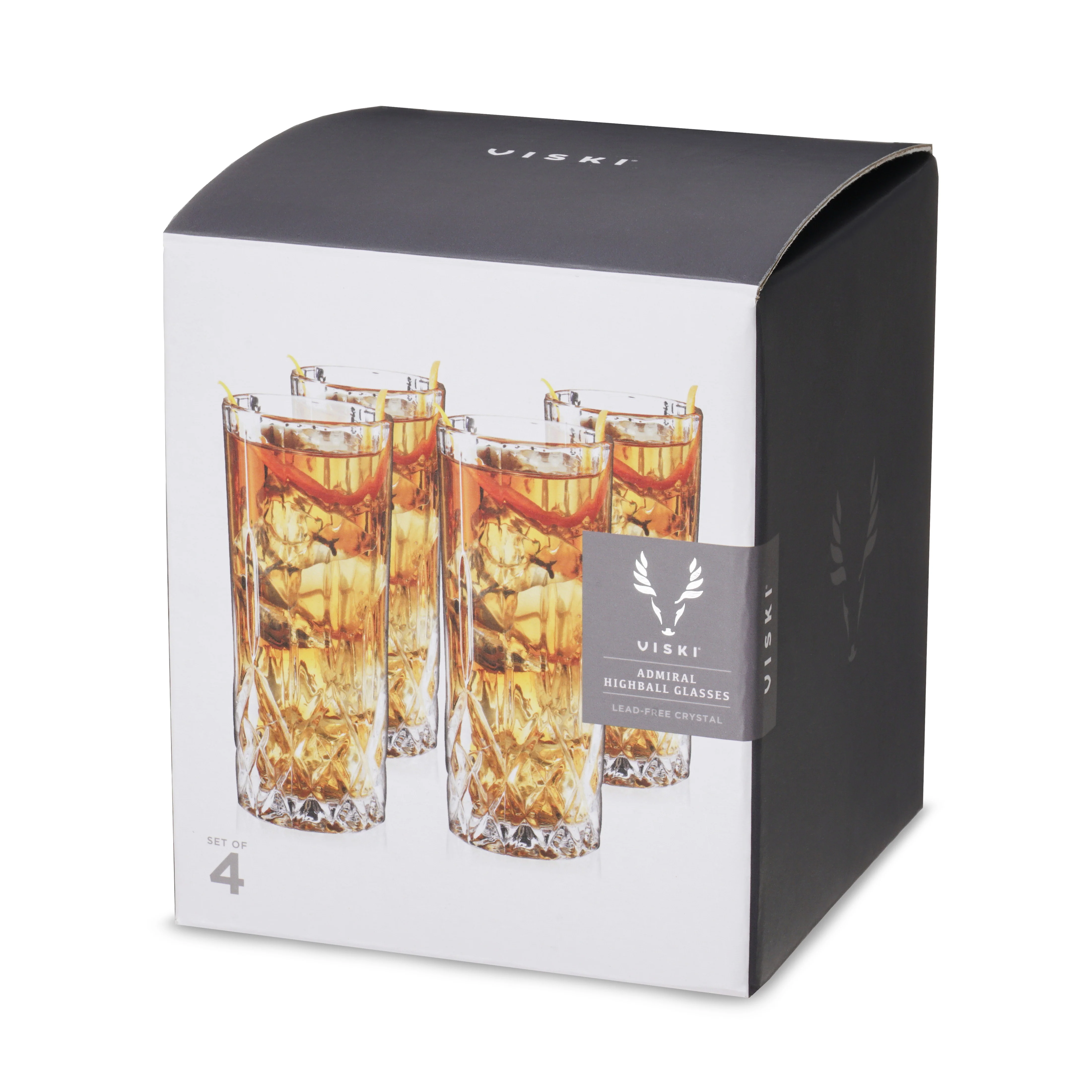 Admiral Highball Glasses, Set of 4 - Image 7