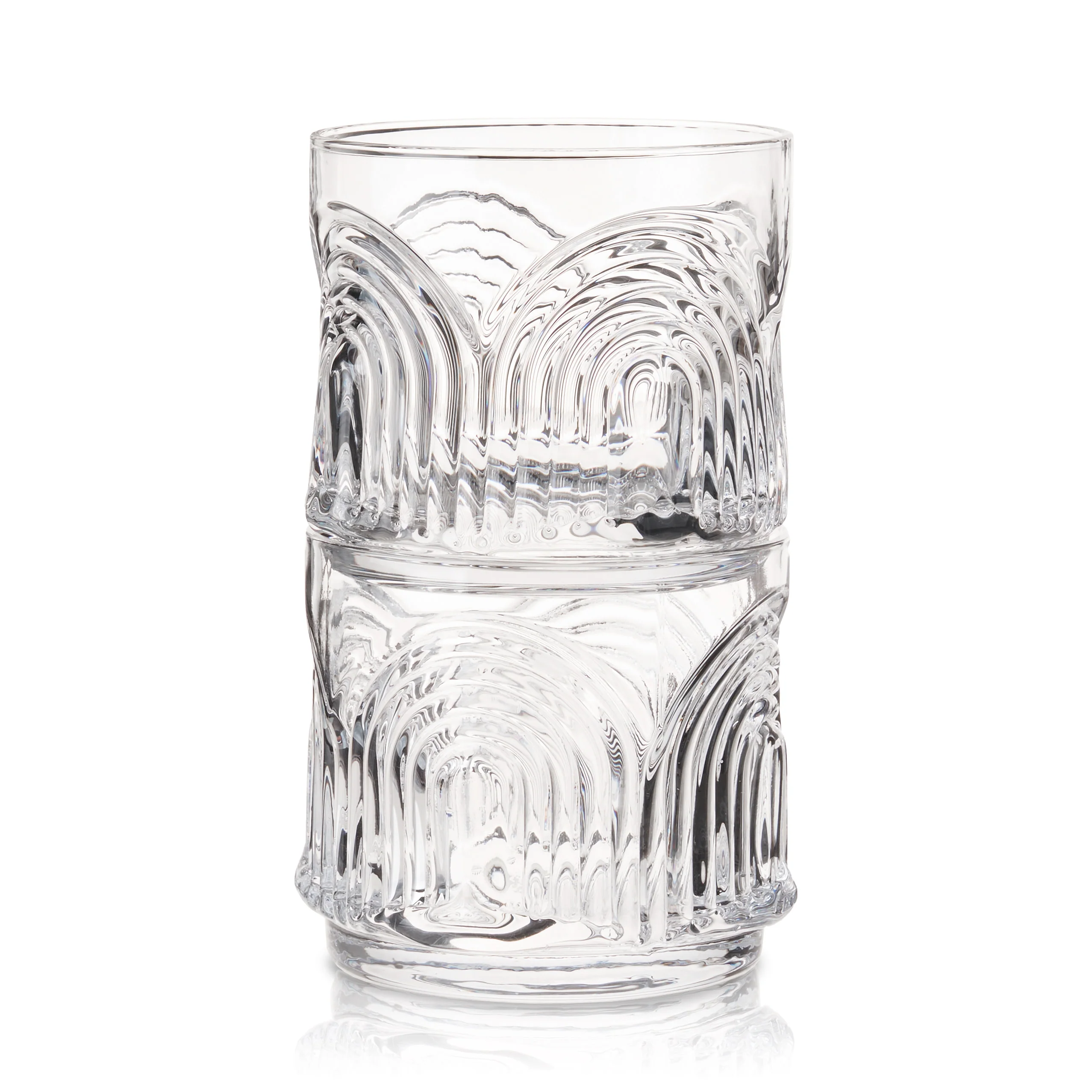 Beau Crystal Lowball Tumblers, Set of 2 - Image 4