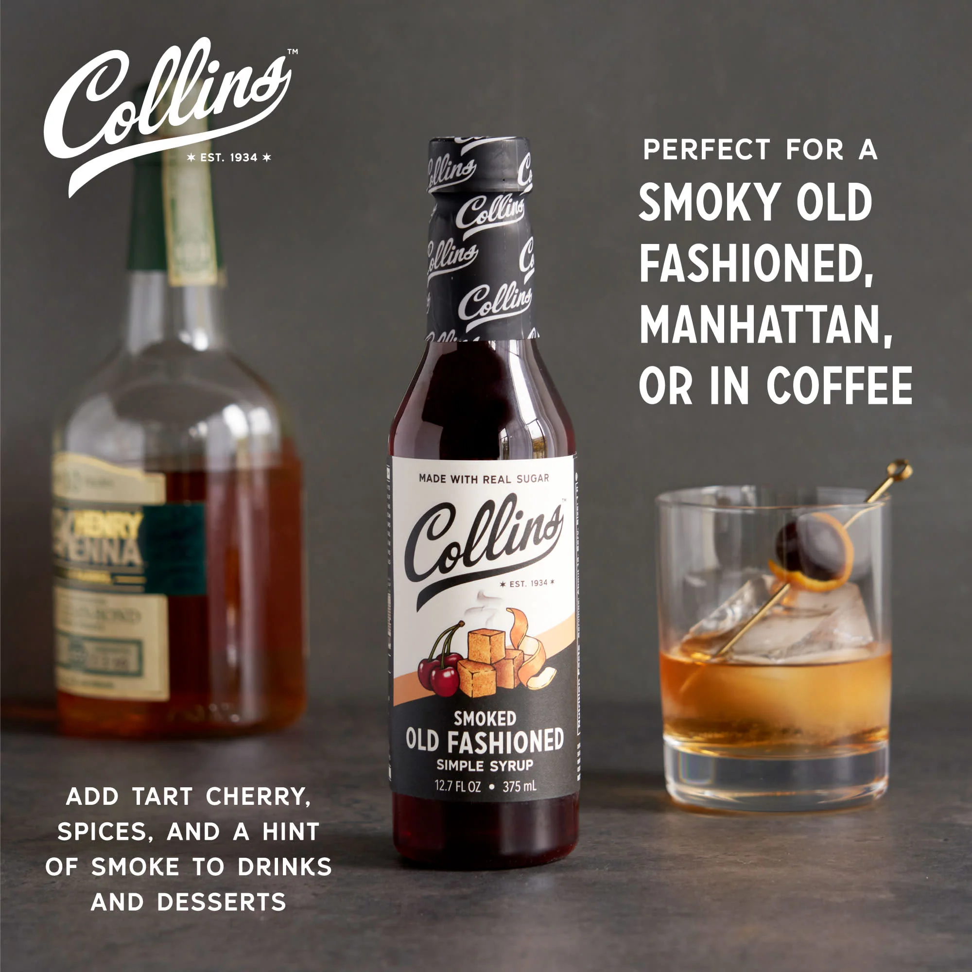 Smoked Old Fashioned Syrup 12.7 oz. - Image 3