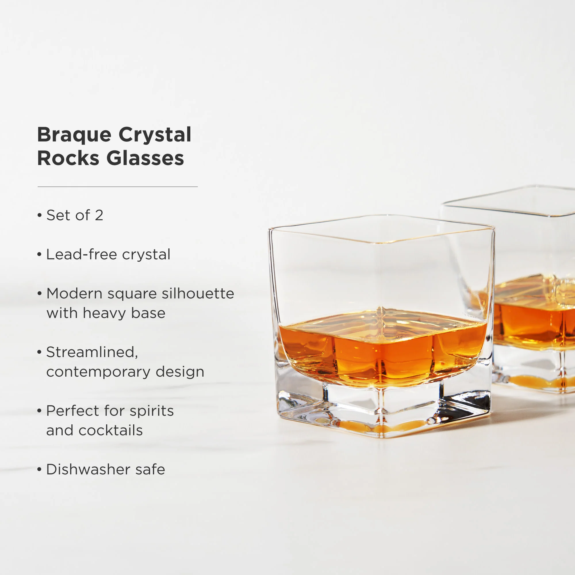 Braque Crystal Rocks Glasses - Image 5