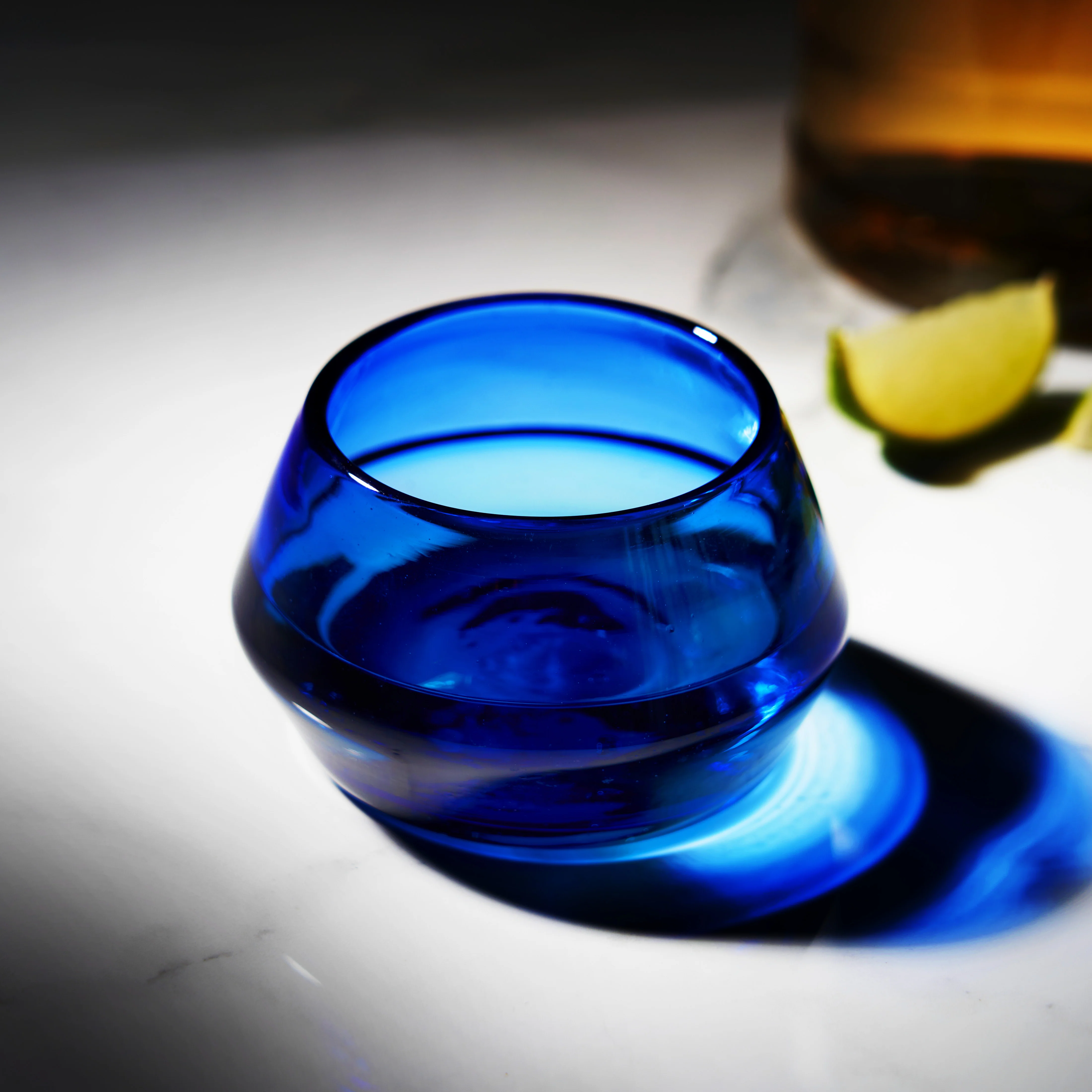 Tequila Copita Glass in Cobalt - Image 3