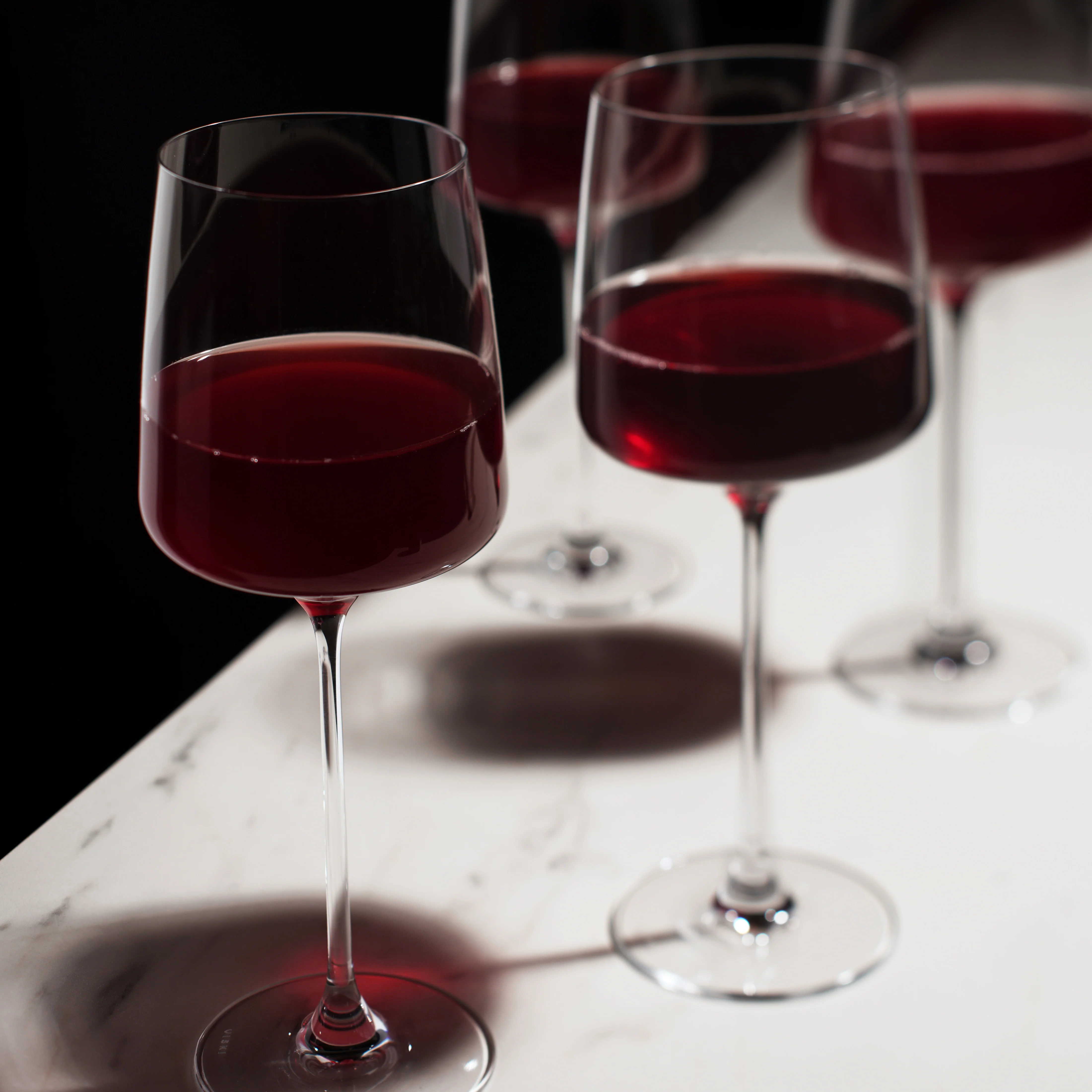 Reserve Julien Crystal Bordeaux Glasses Set of 4 - Image 2
