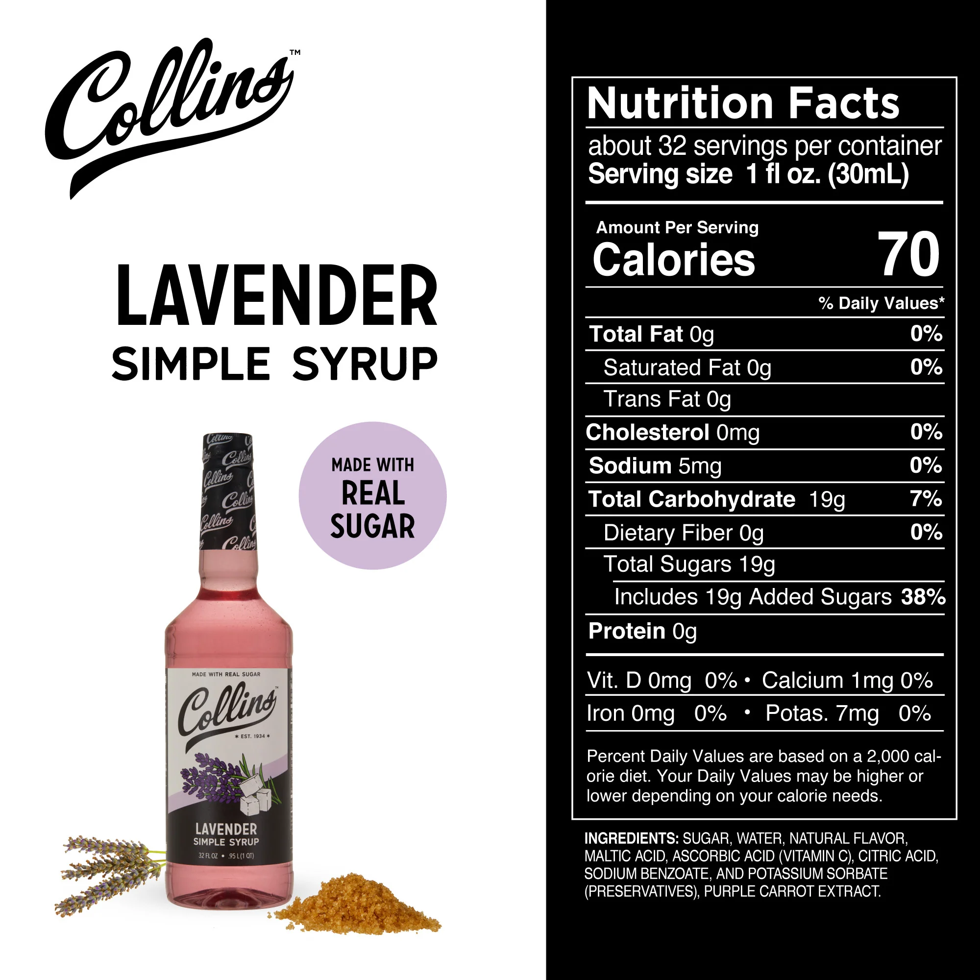 Lavender Syrup 32 oz. - Image 5