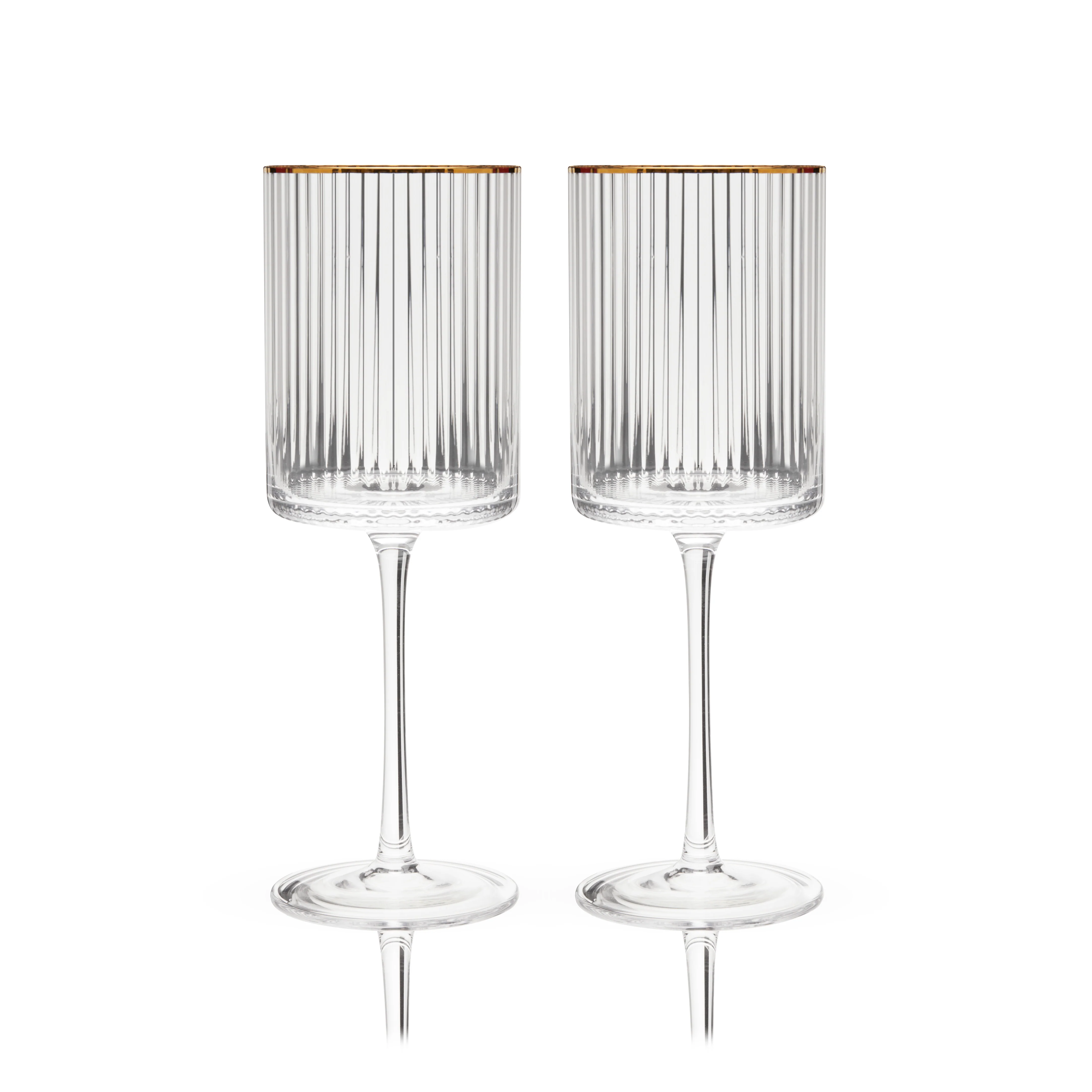 Meridian Crystal Wine Glasses Set of 2 - Image 4