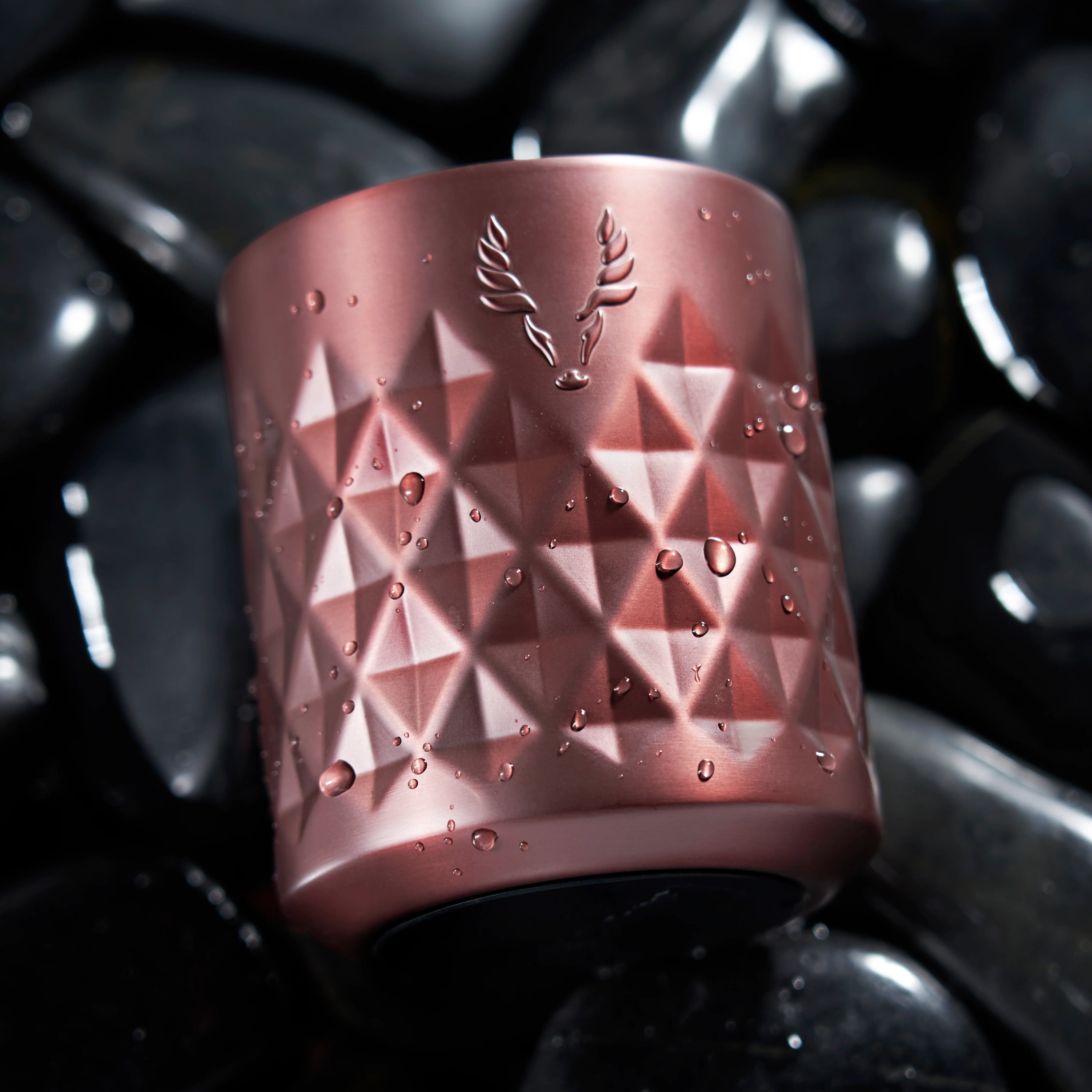 Paragon Stainless Steel Rocks Tumbler in Vintage Rose - Image 2