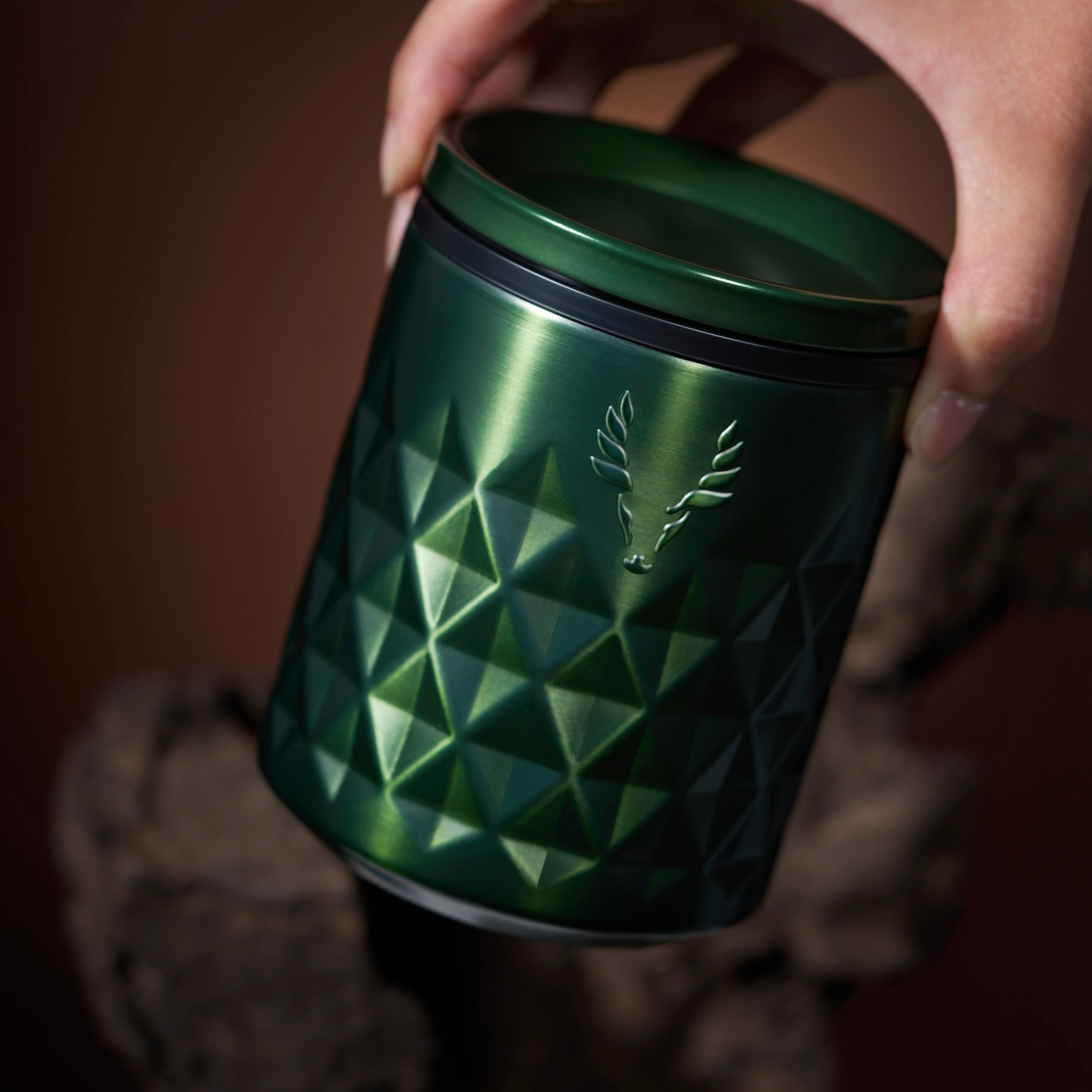Paragon Stainless Steel Rocks Tumbler in Satin Green - Image 2