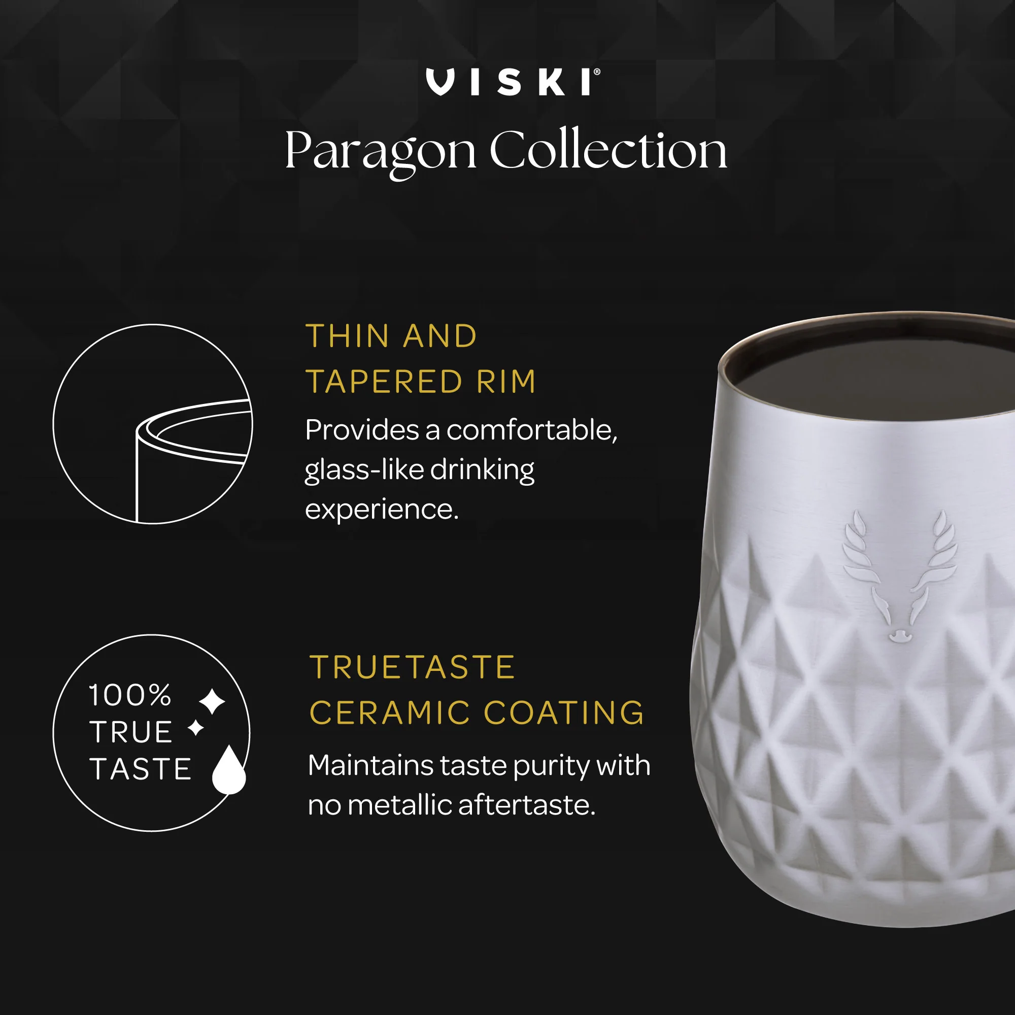 Paragon Stainless Steel Wine Tumbler in Platinum - Image 5