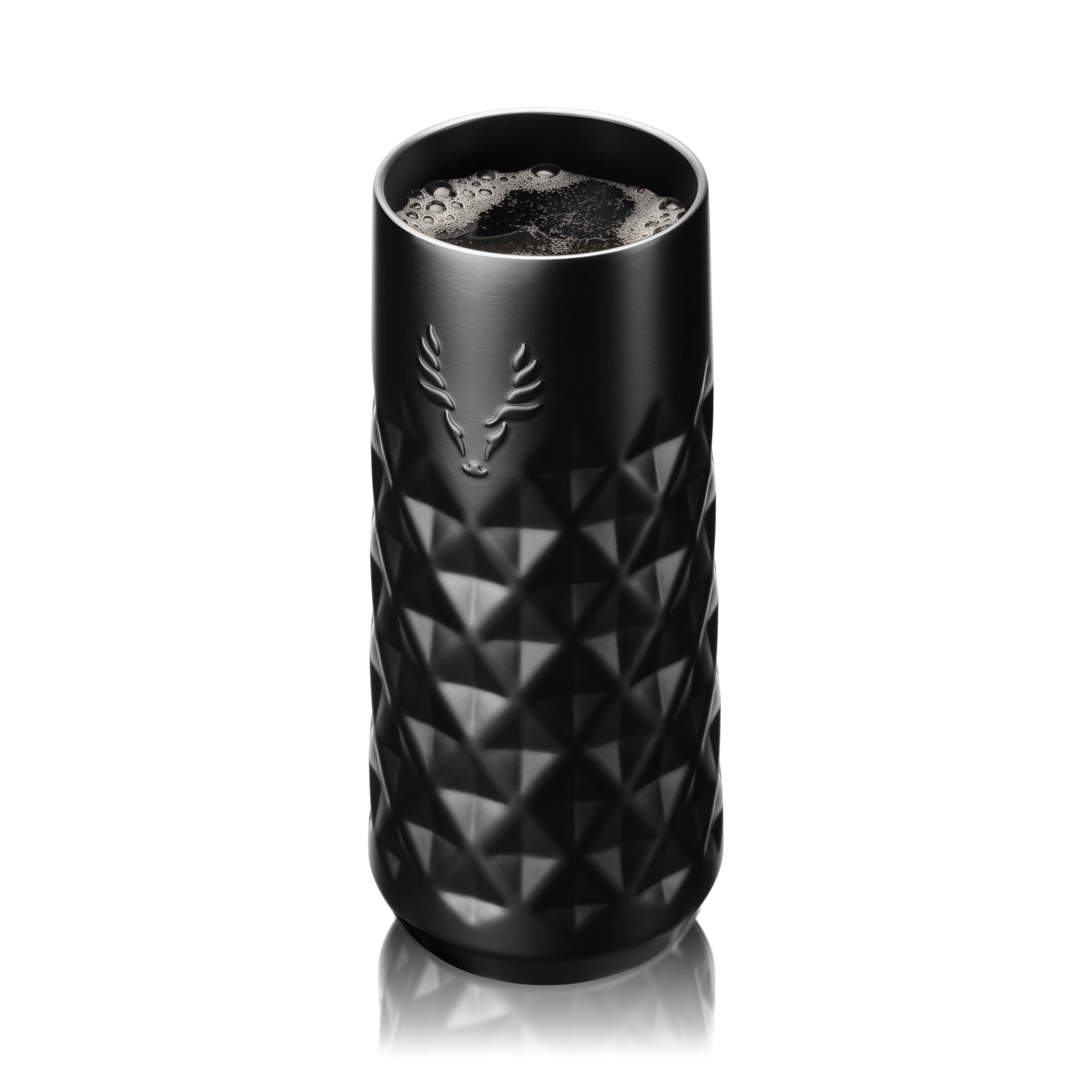 Paragon Stainless Steel Champagne Flute in Obsidian - Image 4