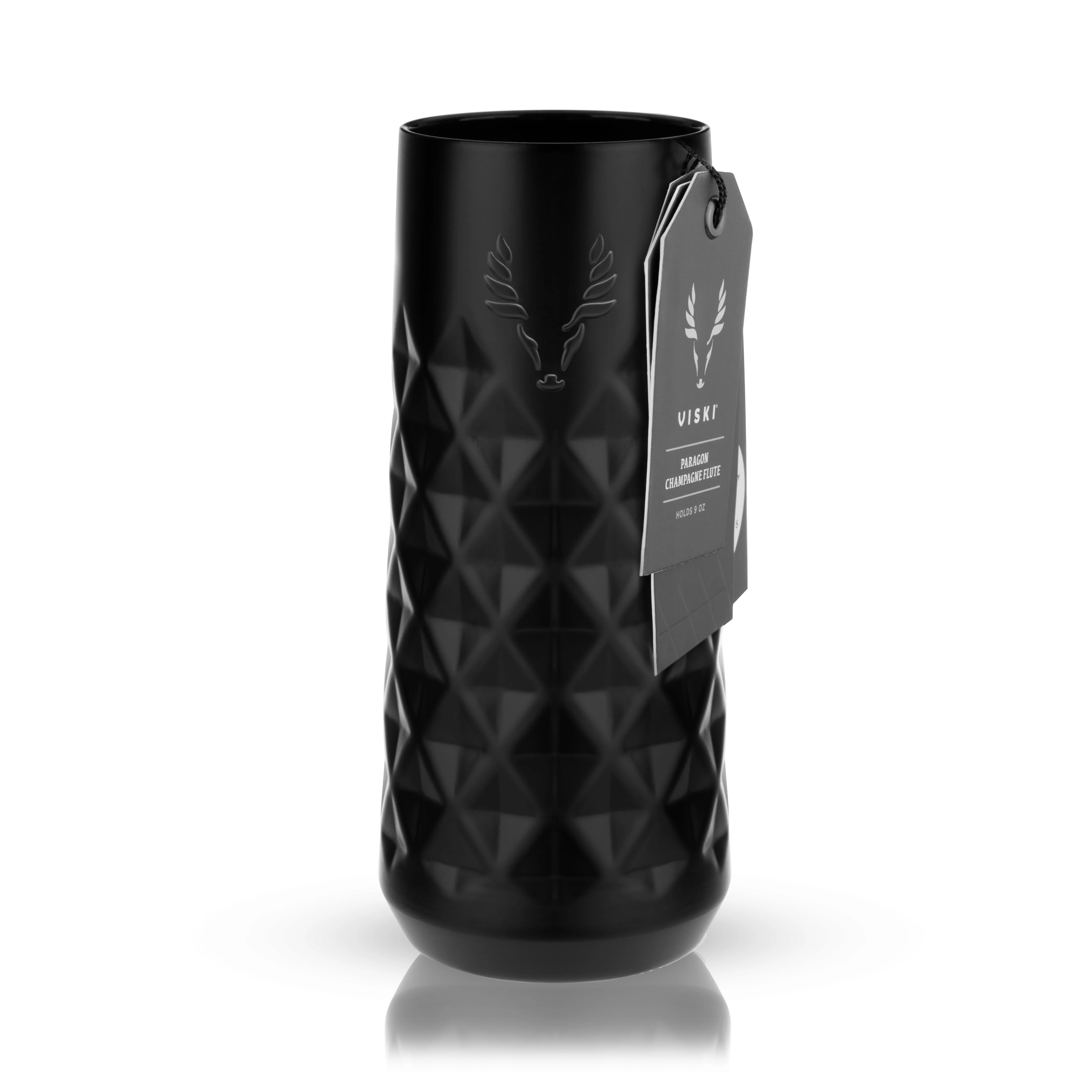 Paragon Stainless Steel Champagne Flute in Obsidian - Image 8