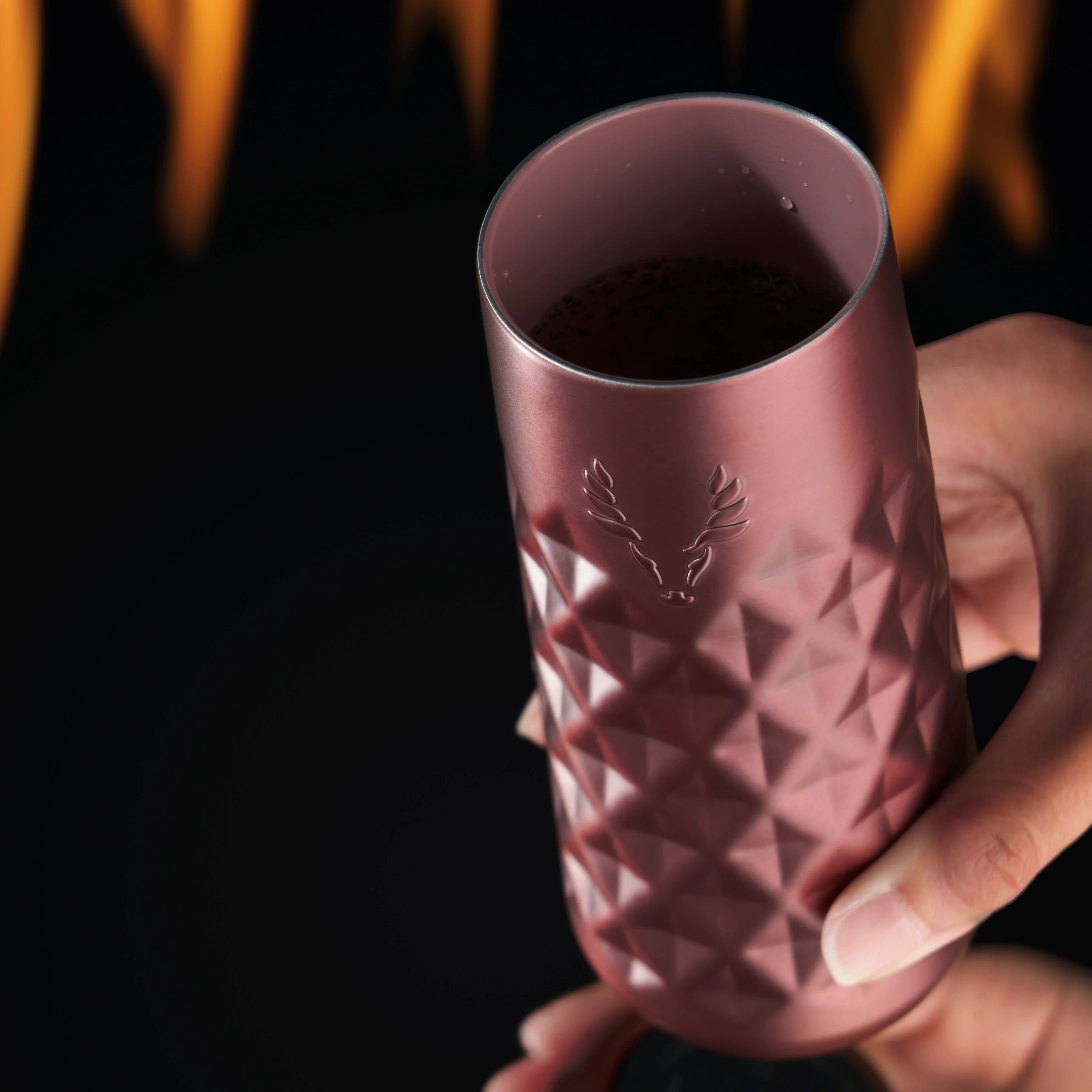 Paragon Stainless Steel Champagne Flute in Vintage Rose - Image 3