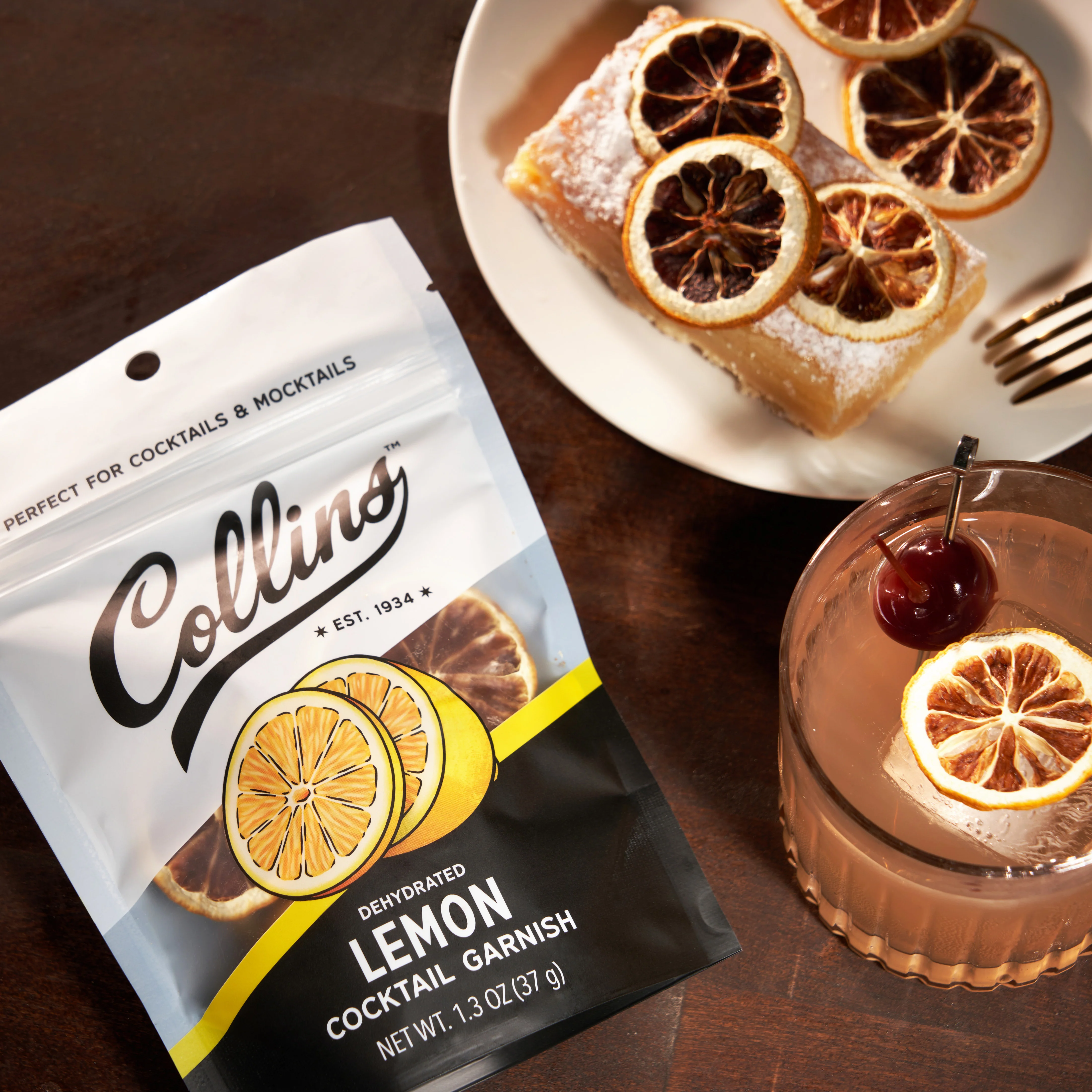 Dehydrated Lemon Cocktail Garnish, 1.3 oz - Image 2