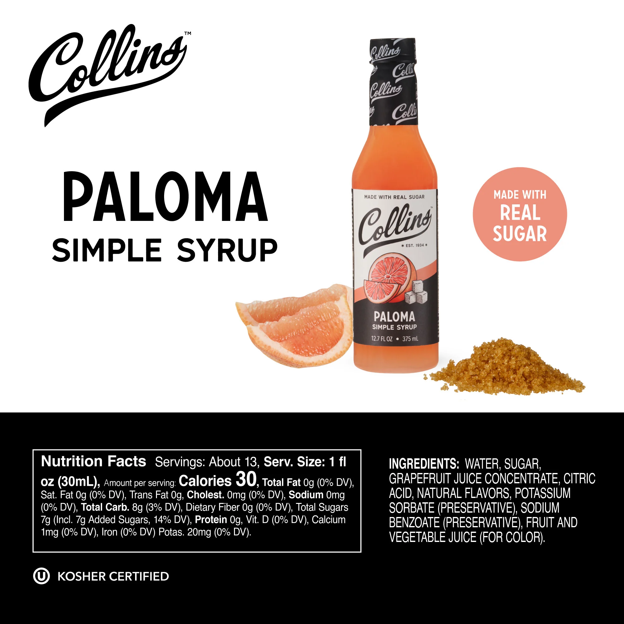 Paloma Simple Syrup, 12.7 oz - Image 5