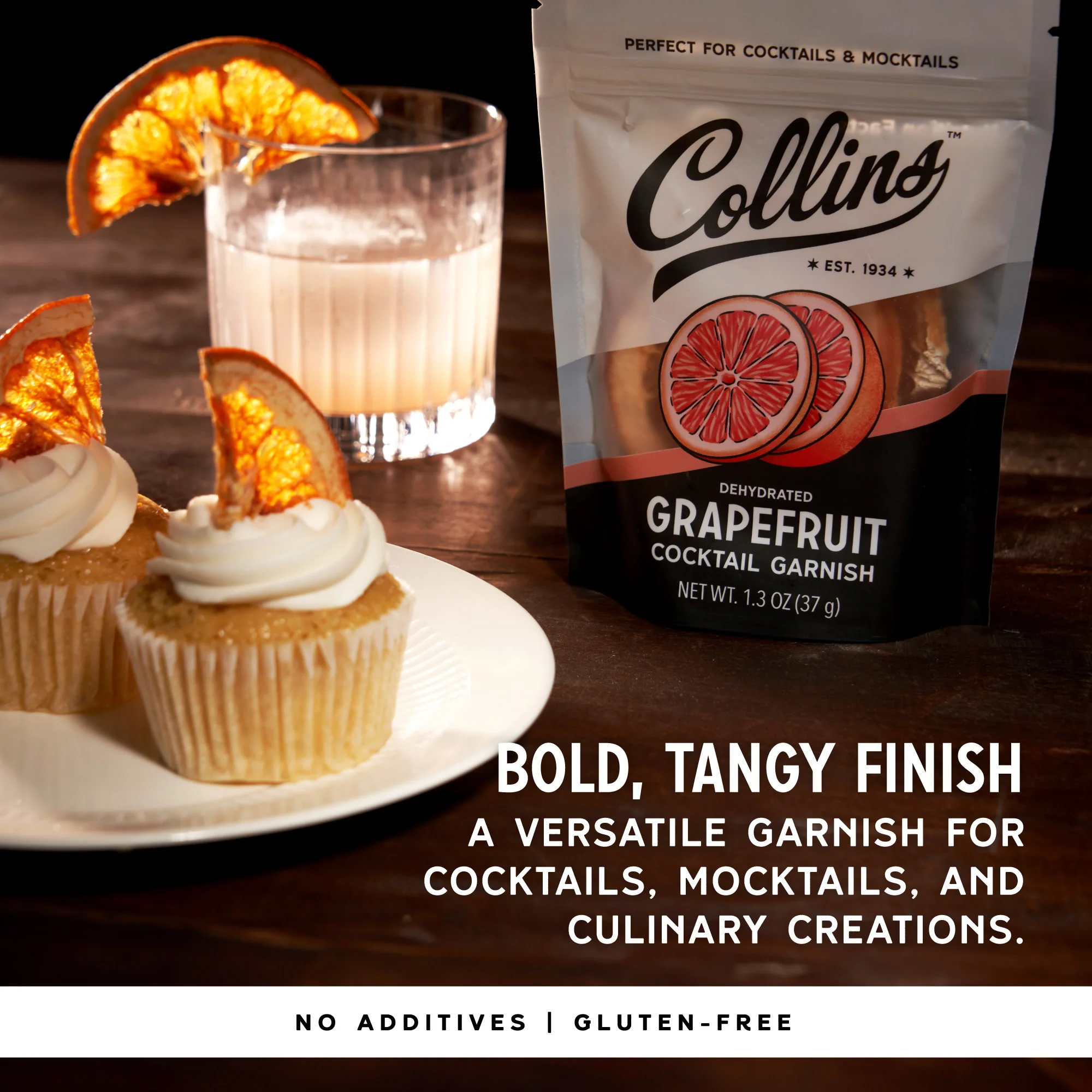 Dehydrated Grapefruit Cocktail Garnish, 1.3 oz - Image 3