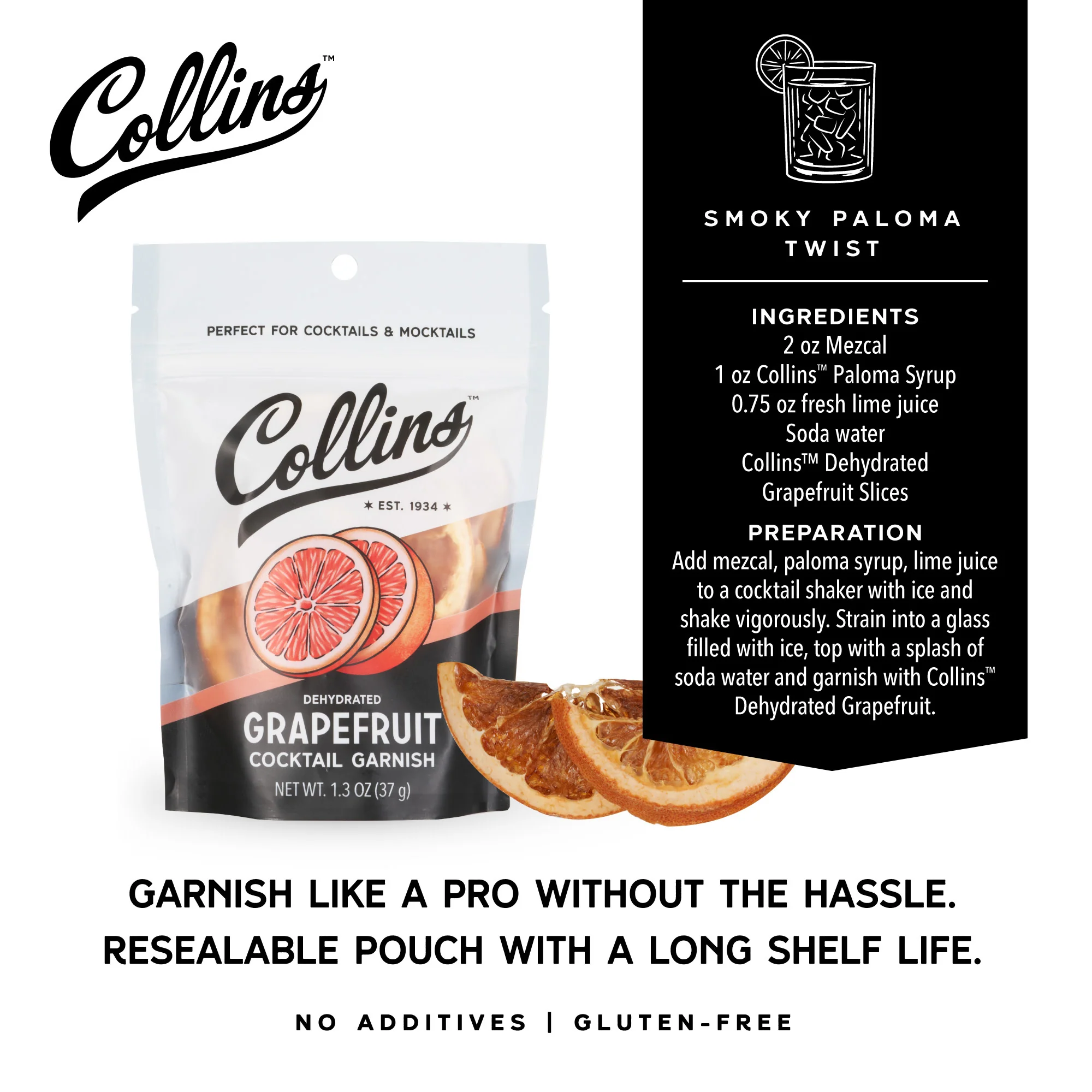 Dehydrated Grapefruit Cocktail Garnish, 1.3 oz - Image 4