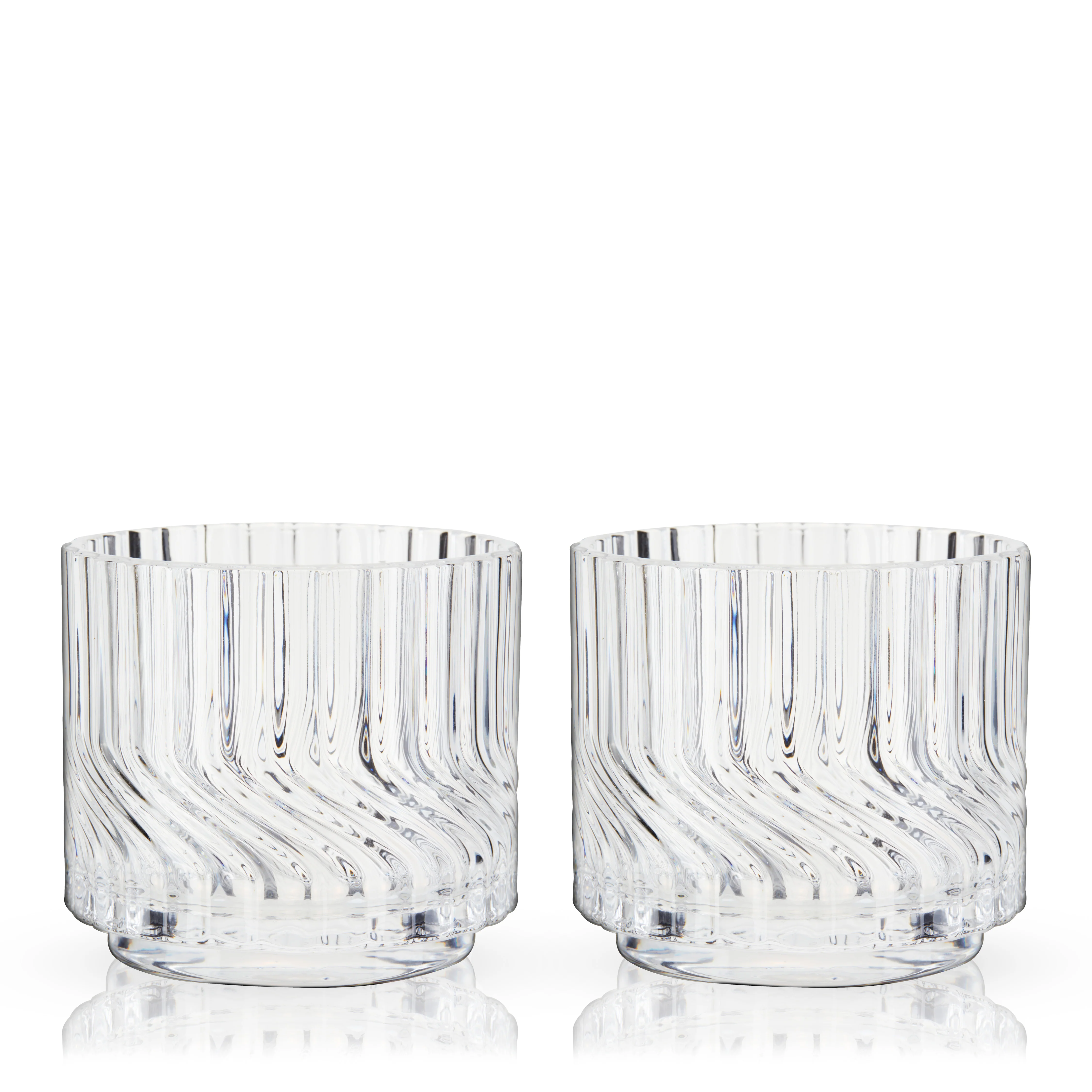 Zephyr Crystal Lowball Tumblers, Set of 2 - Image 4