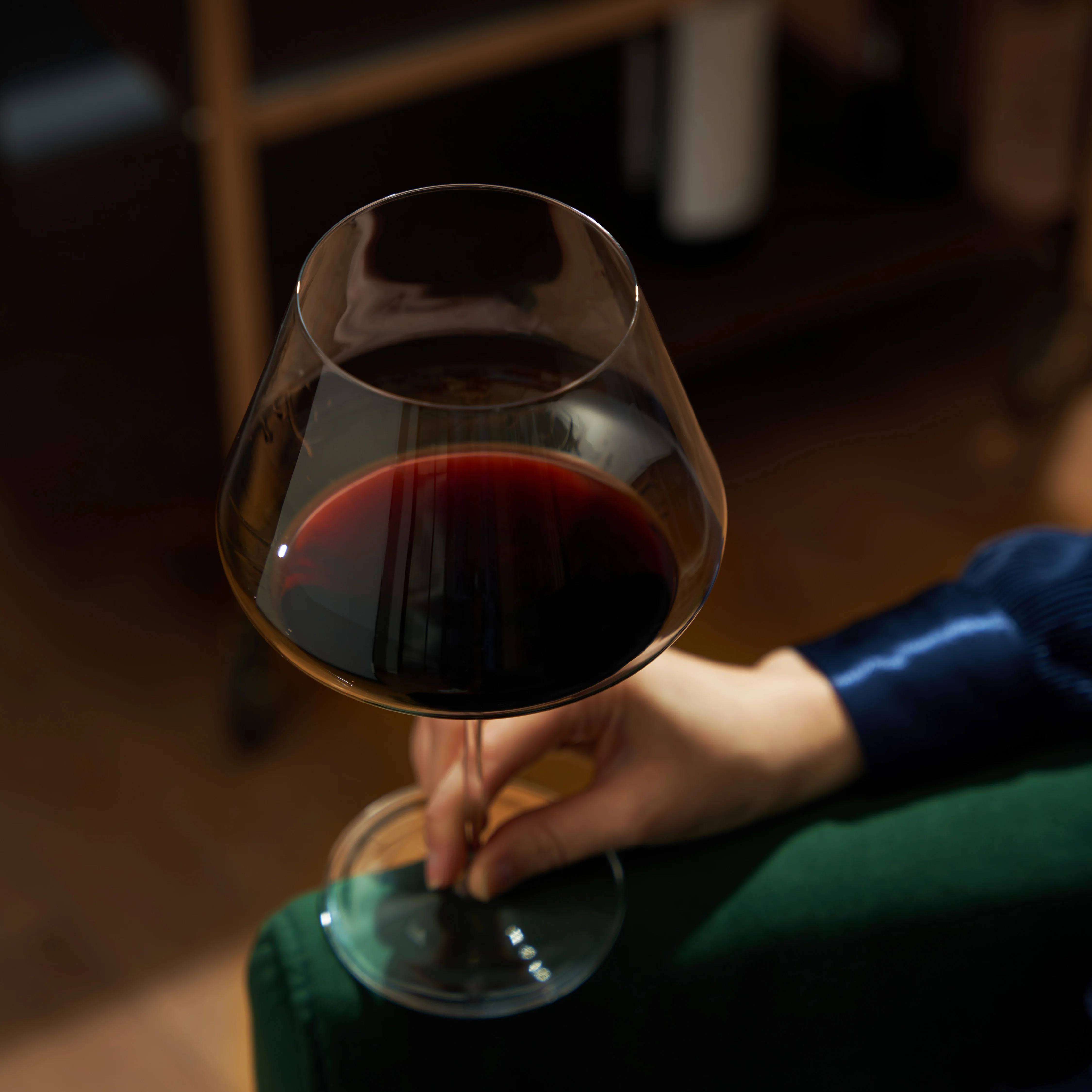 Liminal Burgundy Wine Glasses, Set of 4 - Image 3