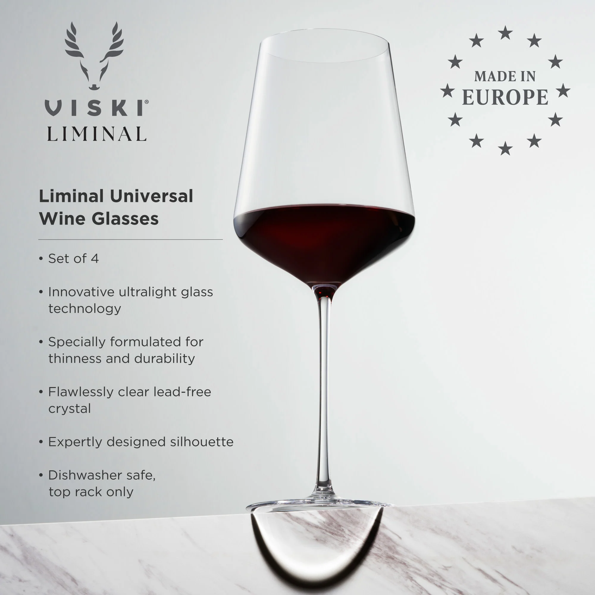 Liminal Universal Wine Glasses, Set of 4 - Image 5