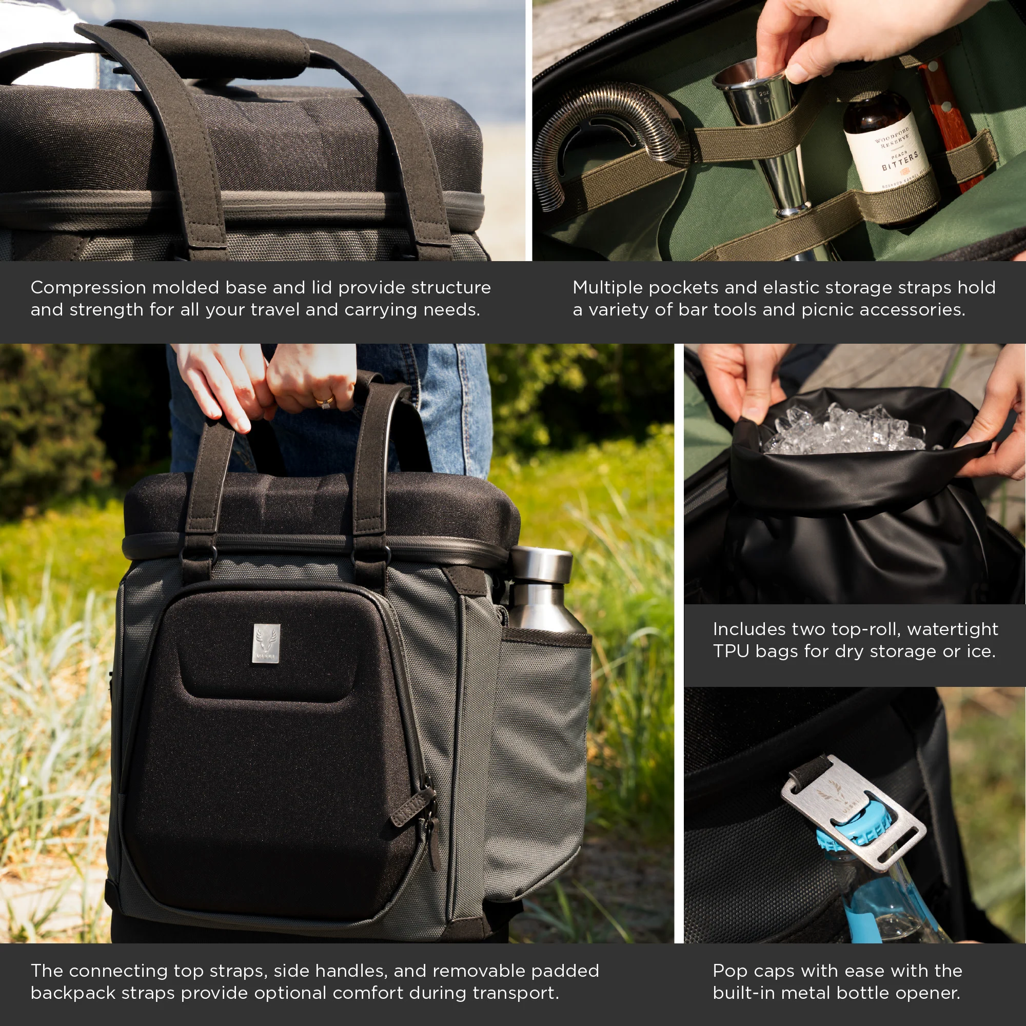 Roanoke Insulating Backpack in Black - Image 6
