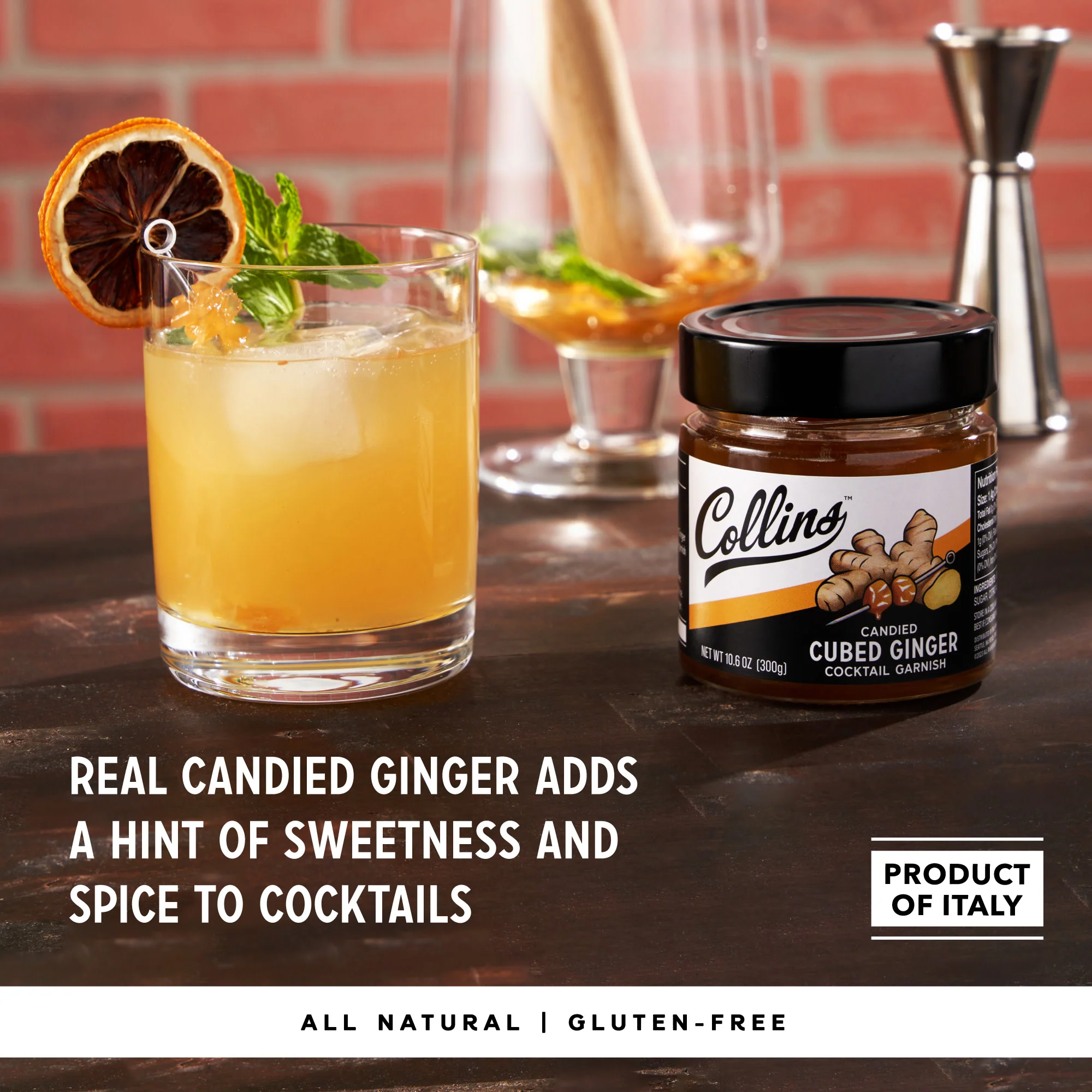 Candied Stem Ginger in Syrup 10.6 oz , Set of 6 - Image 3