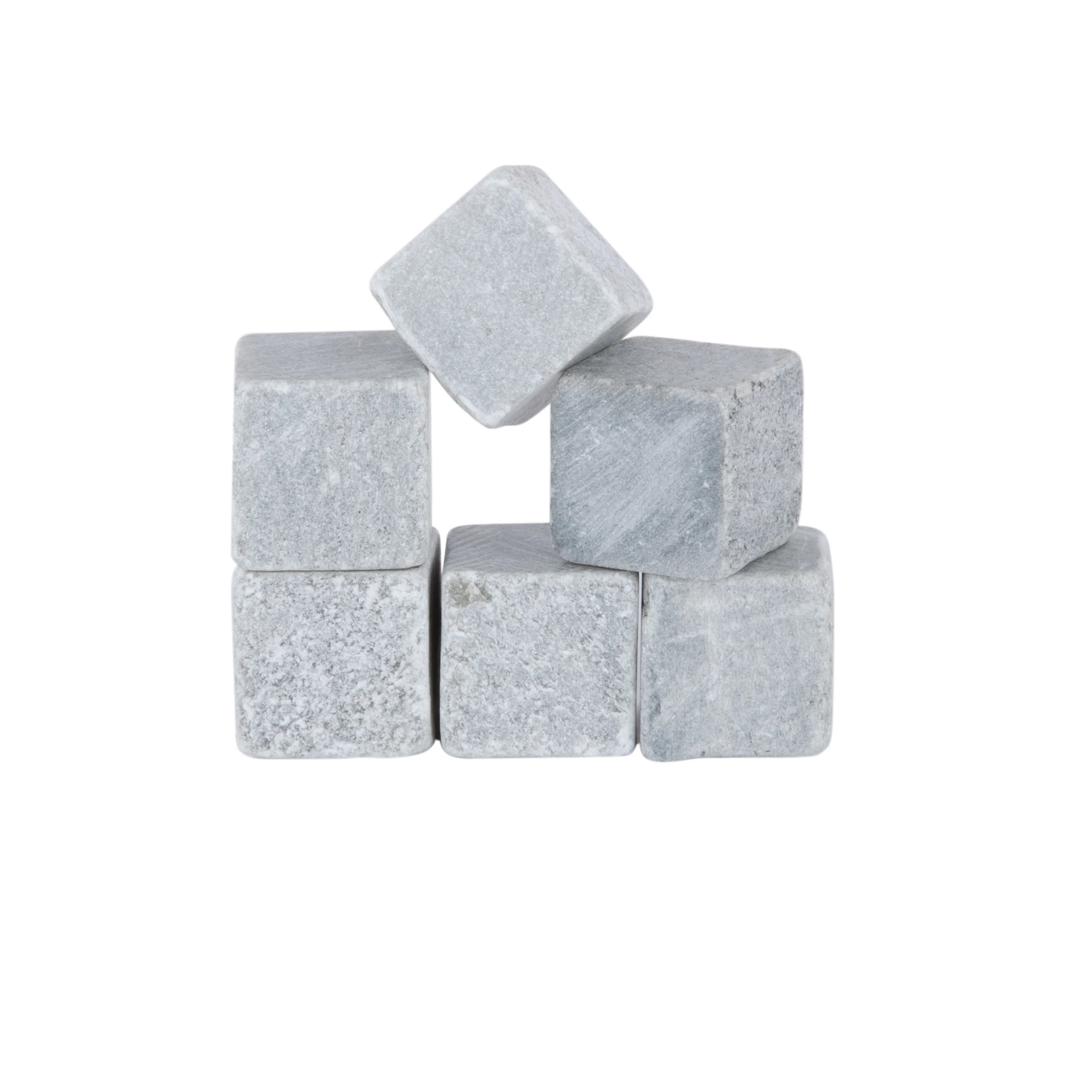 Glacier Rocks Soapstone Cube Set of 6 - Image 3