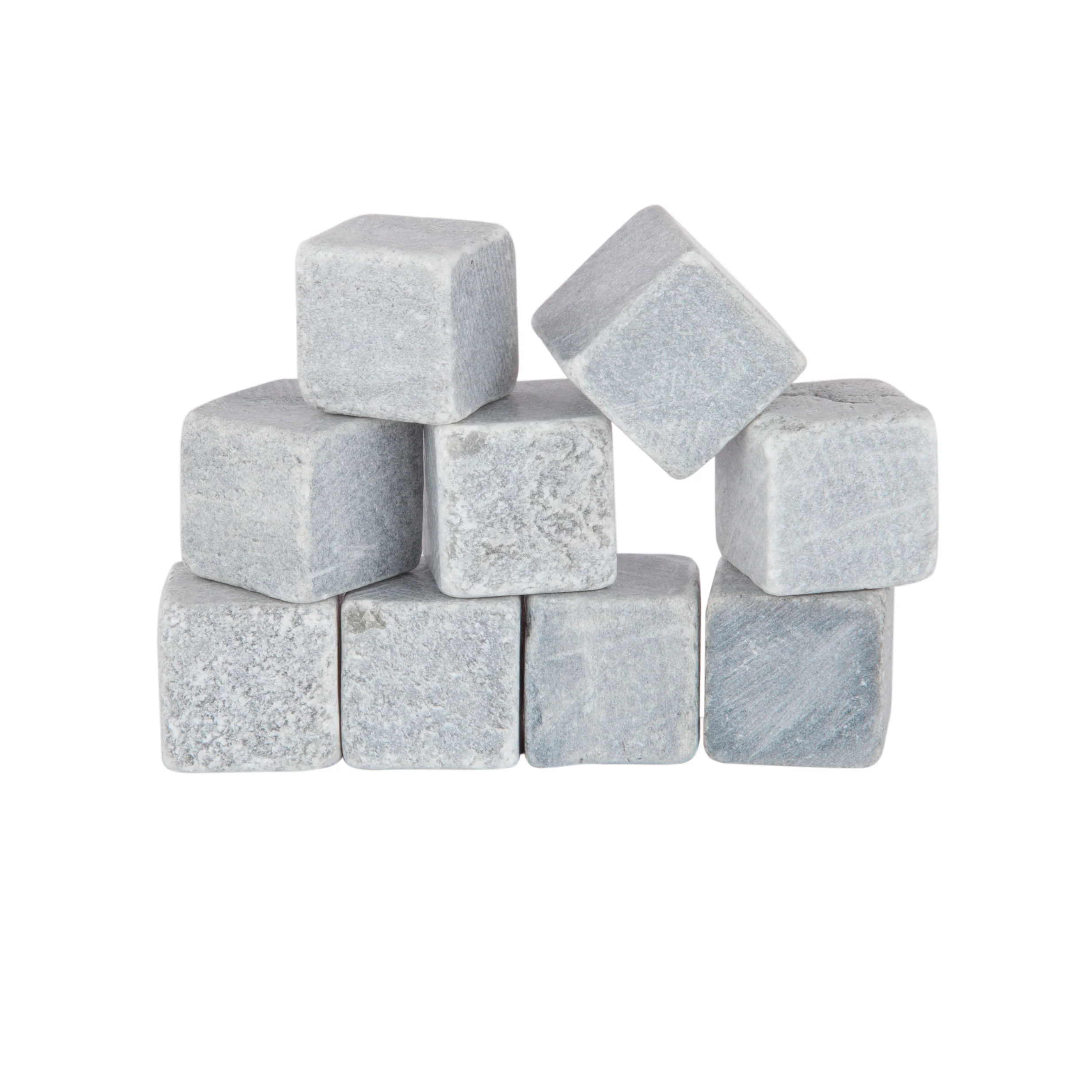 Glacier Rocks Soapstone Cube Set of 9 - Image 3