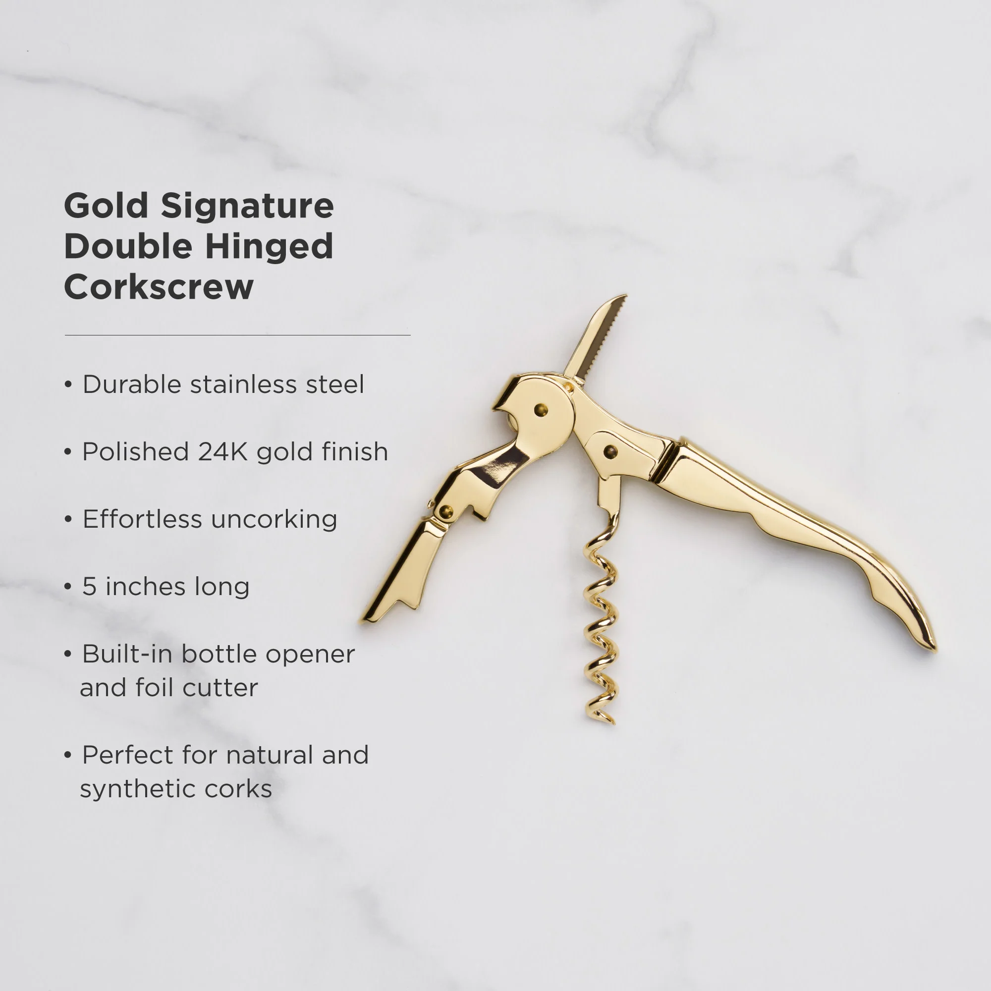 Belmont Signature Waiter's Corkscrew - Image 5