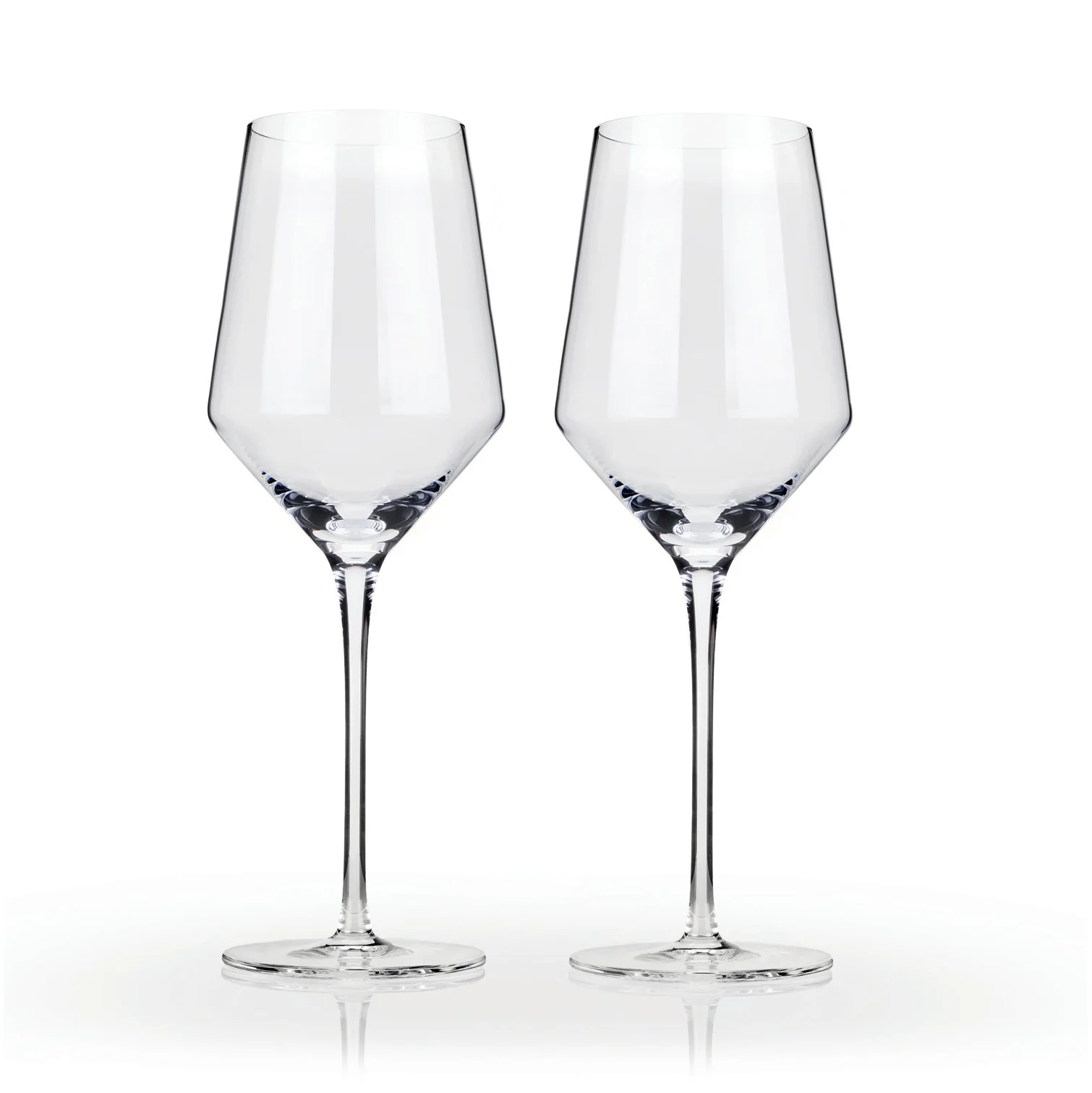 Raye Angled Crystal Chardonnay Glasses Set of 2 - Image 4