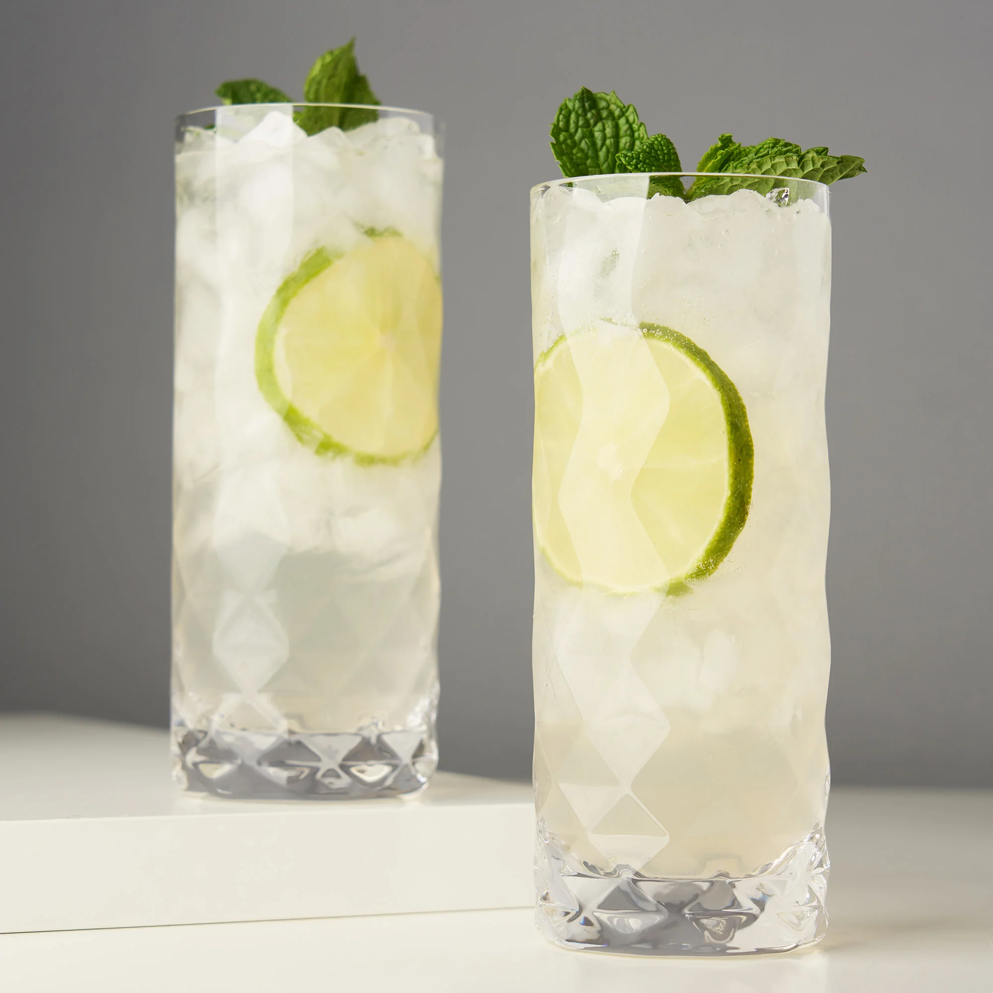 Gem Crystal Highball Glasses Set of 2 - Image 3