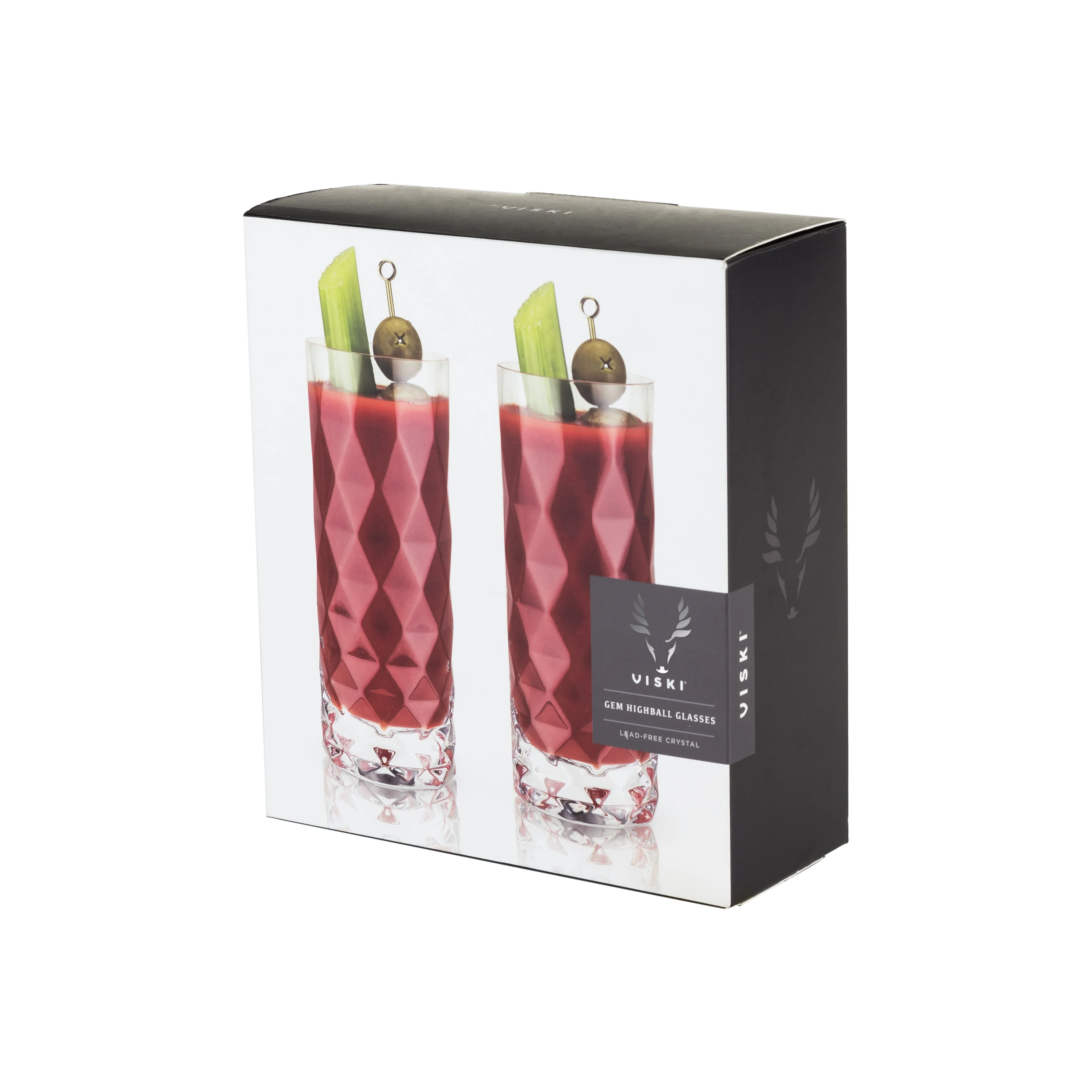 Gem Crystal Highball Glasses Set of 2 - Image 7