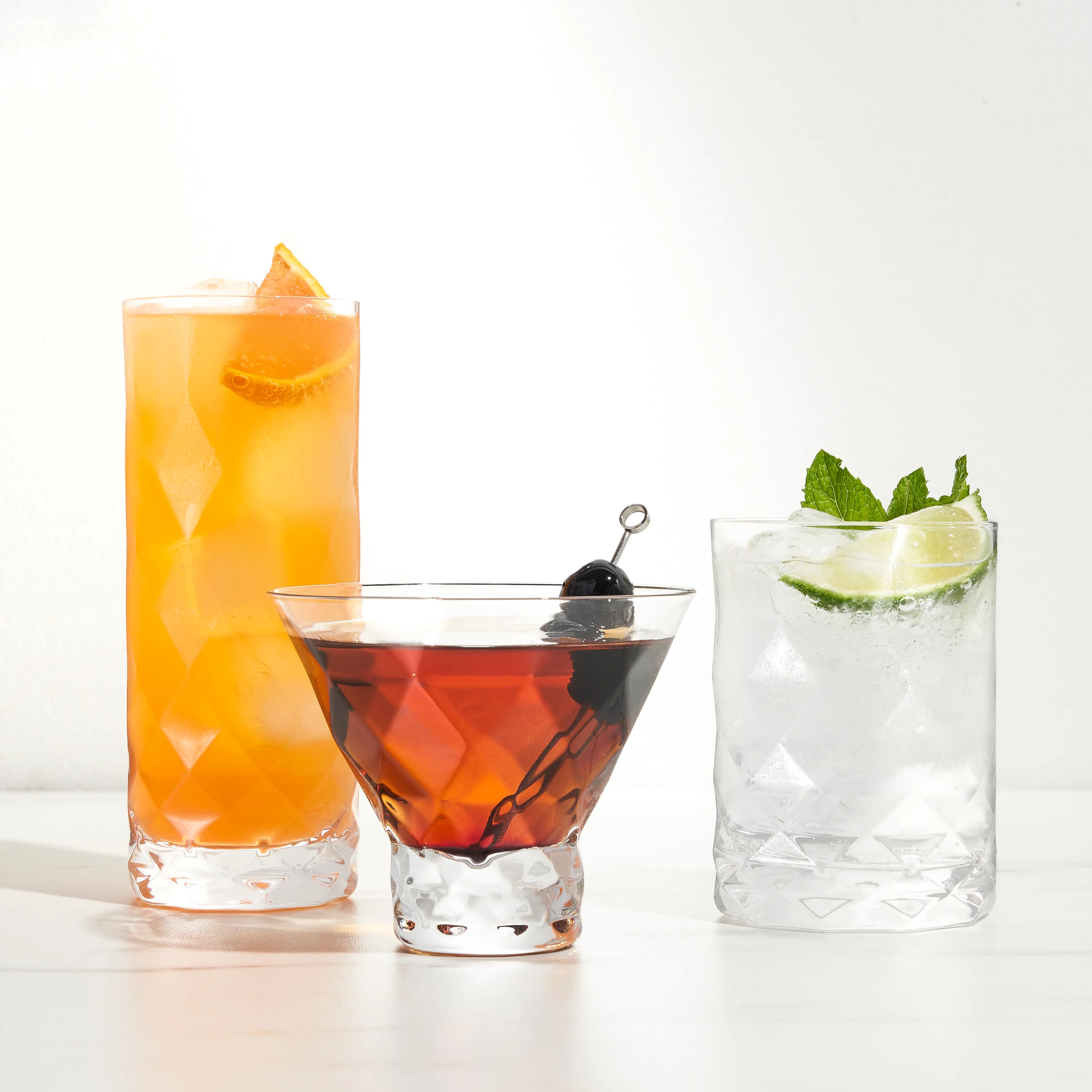 Gem Crystal Martini Glasses Set of 2 - Image 3