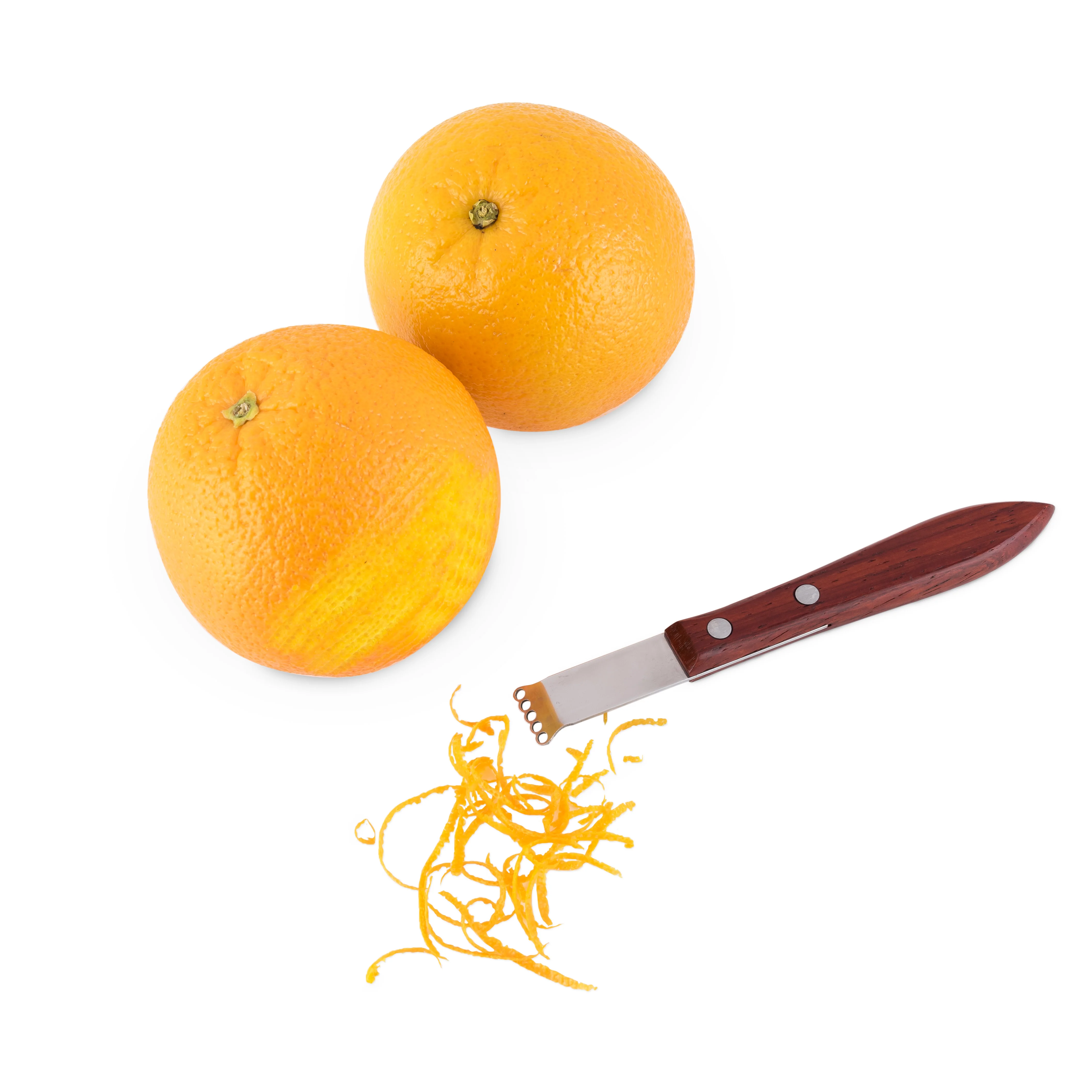 Professional Citrus Zester with Acacia Wood Handle - Image 4
