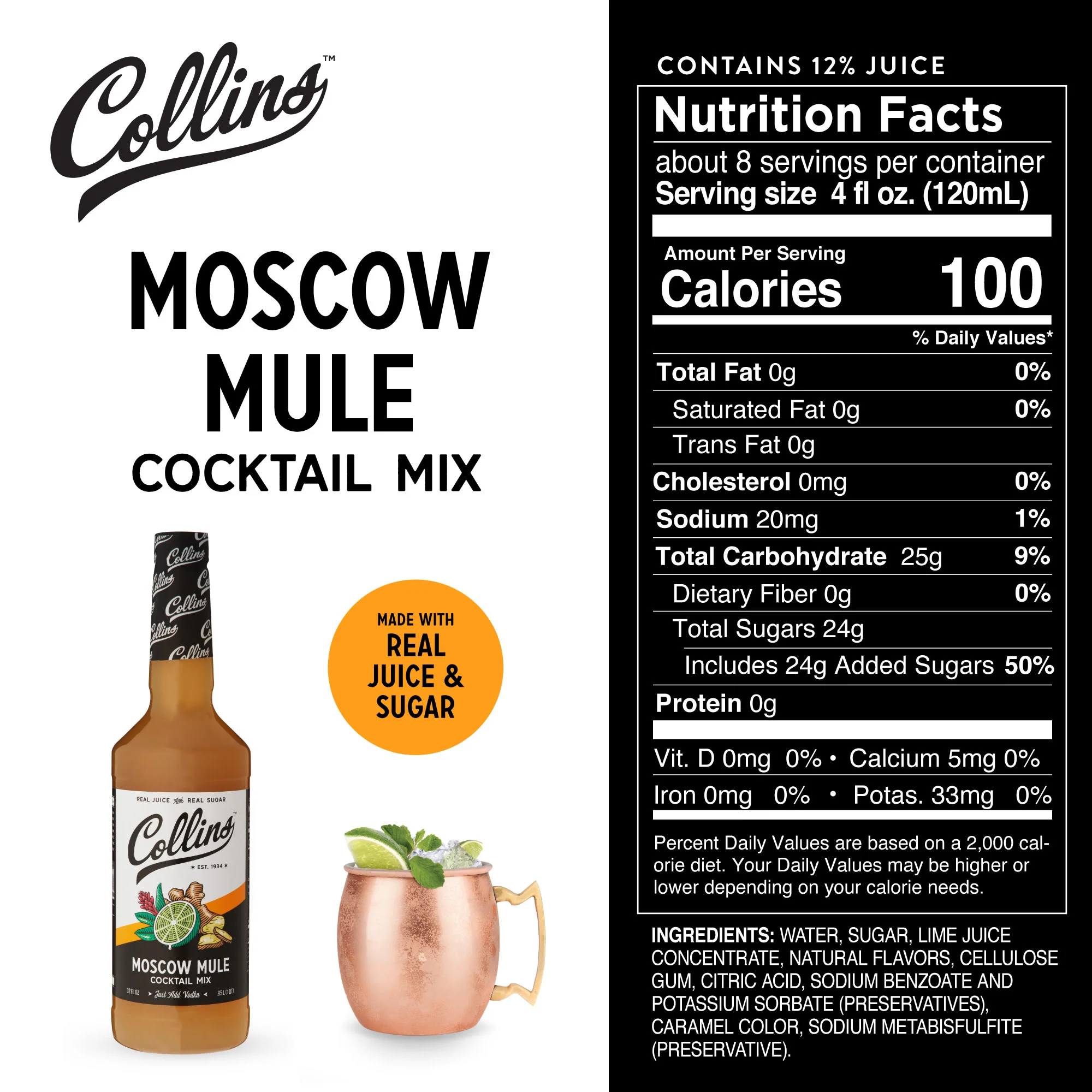 Moscow Mule Cocktail Mix 32 oz - Image 5