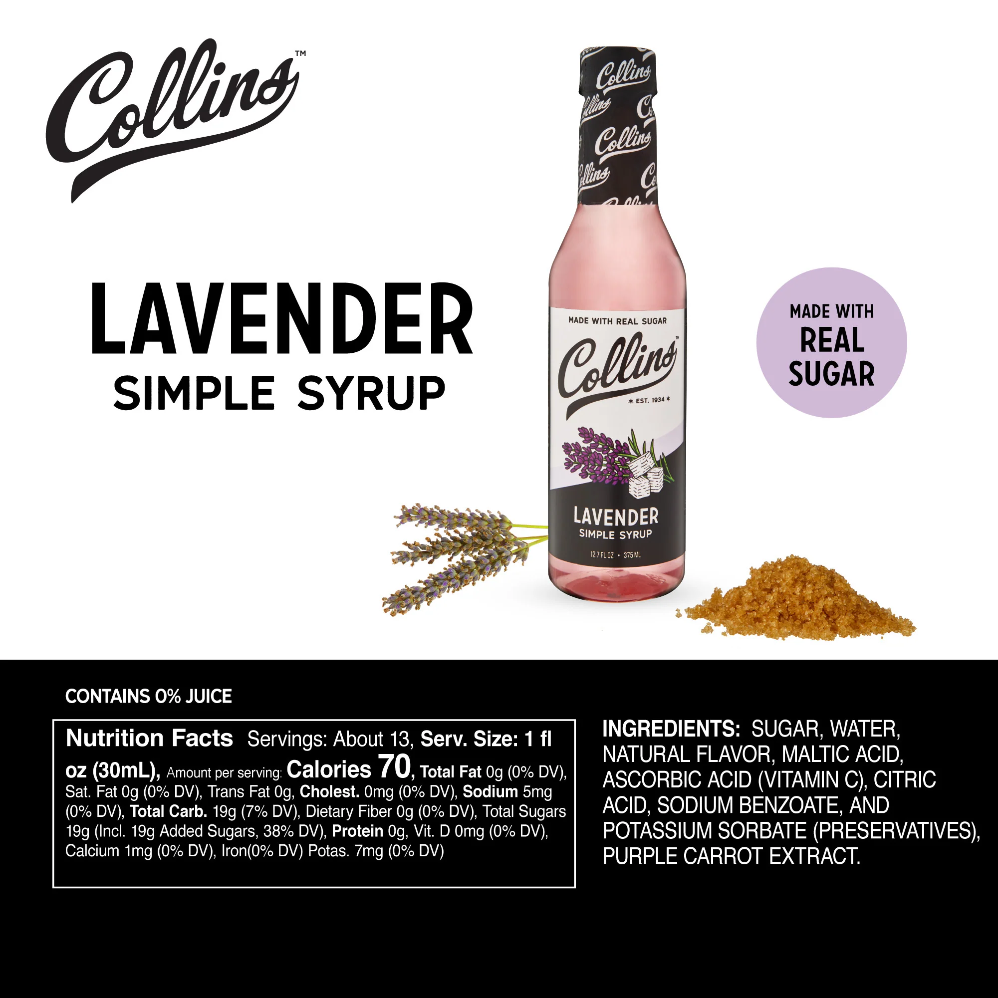 Lavender Syrup 12.7 oz - Image 5