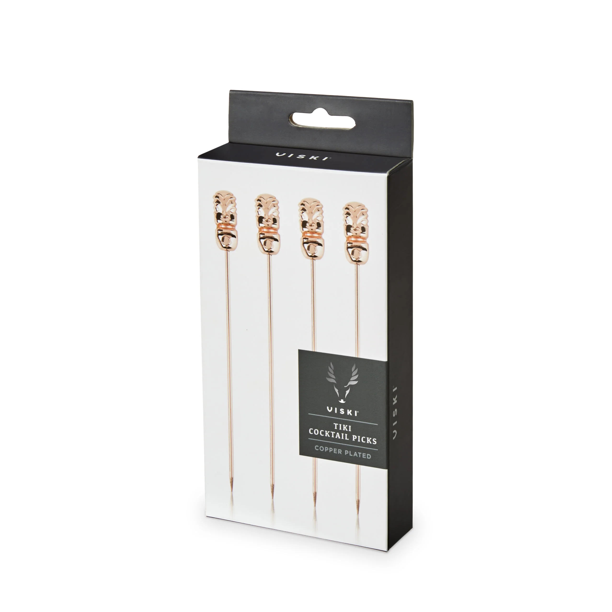 Pacific Tiki Cocktail Picks in Copper Set of 4 - Image 6