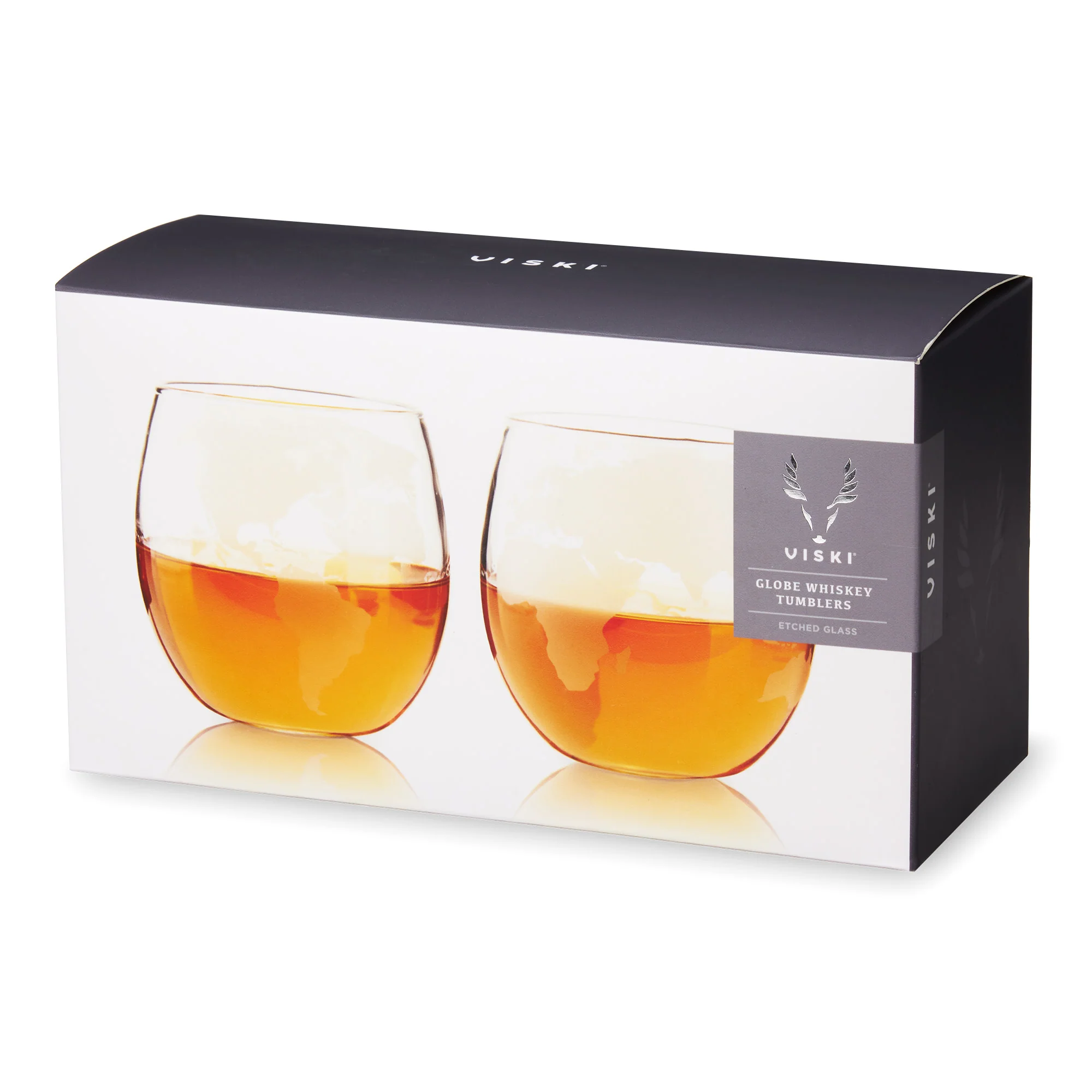 Globe Whiskey Tumblers Set of 2 - Image 7