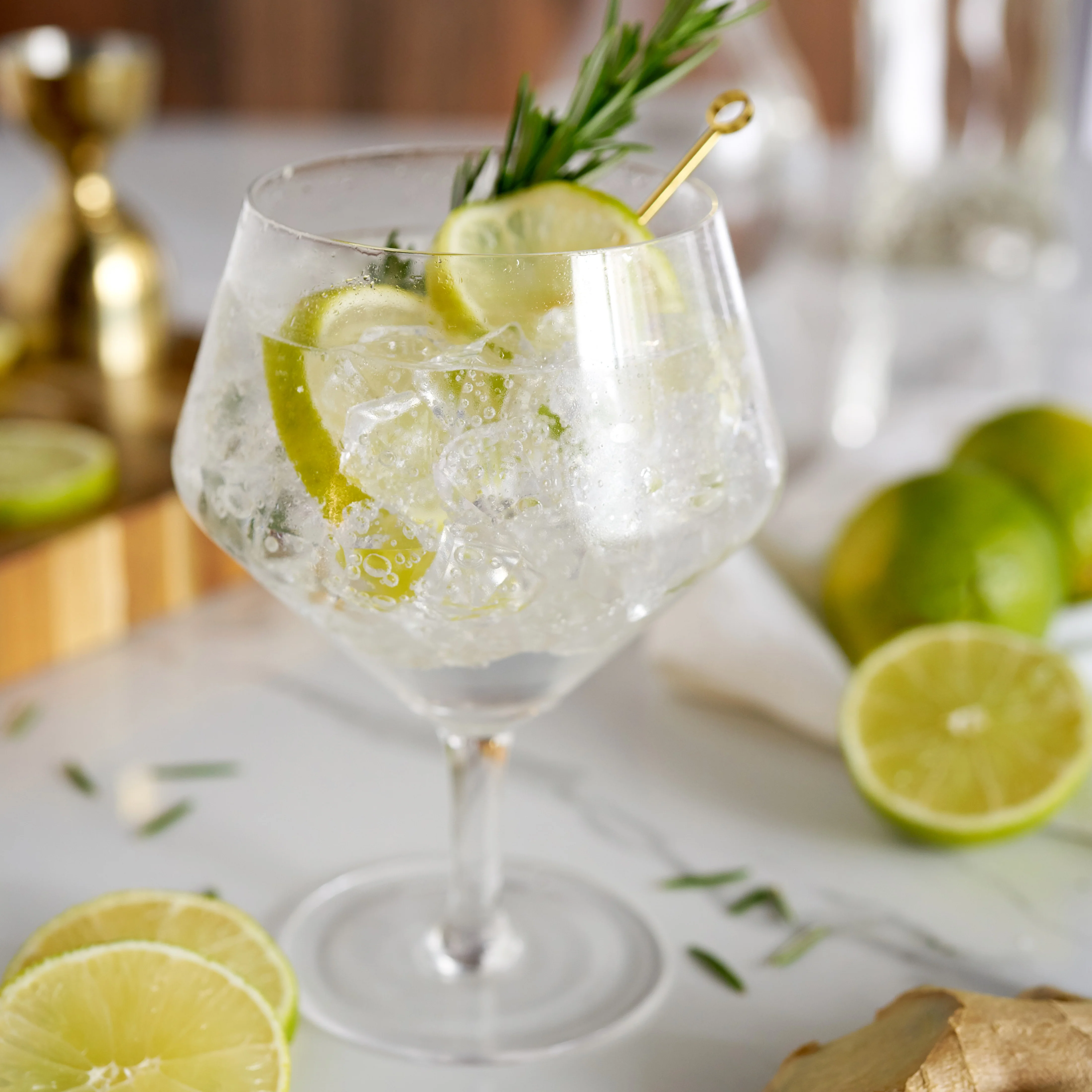 Raye Angled Crystal Gin & Tonic Glasses, Set of 2 - Image 2