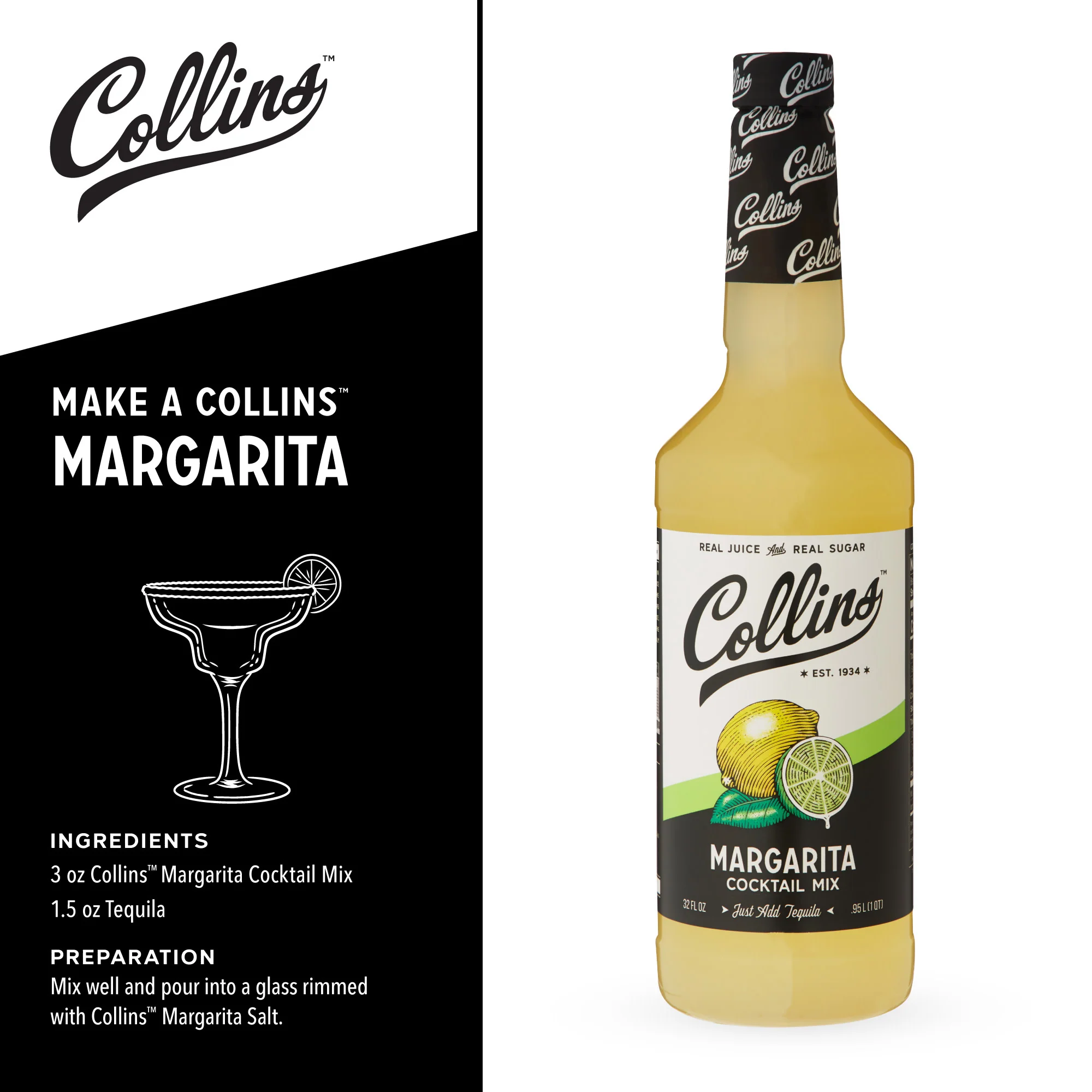 Margarita Cocktail Mix 32 oz - Image 3