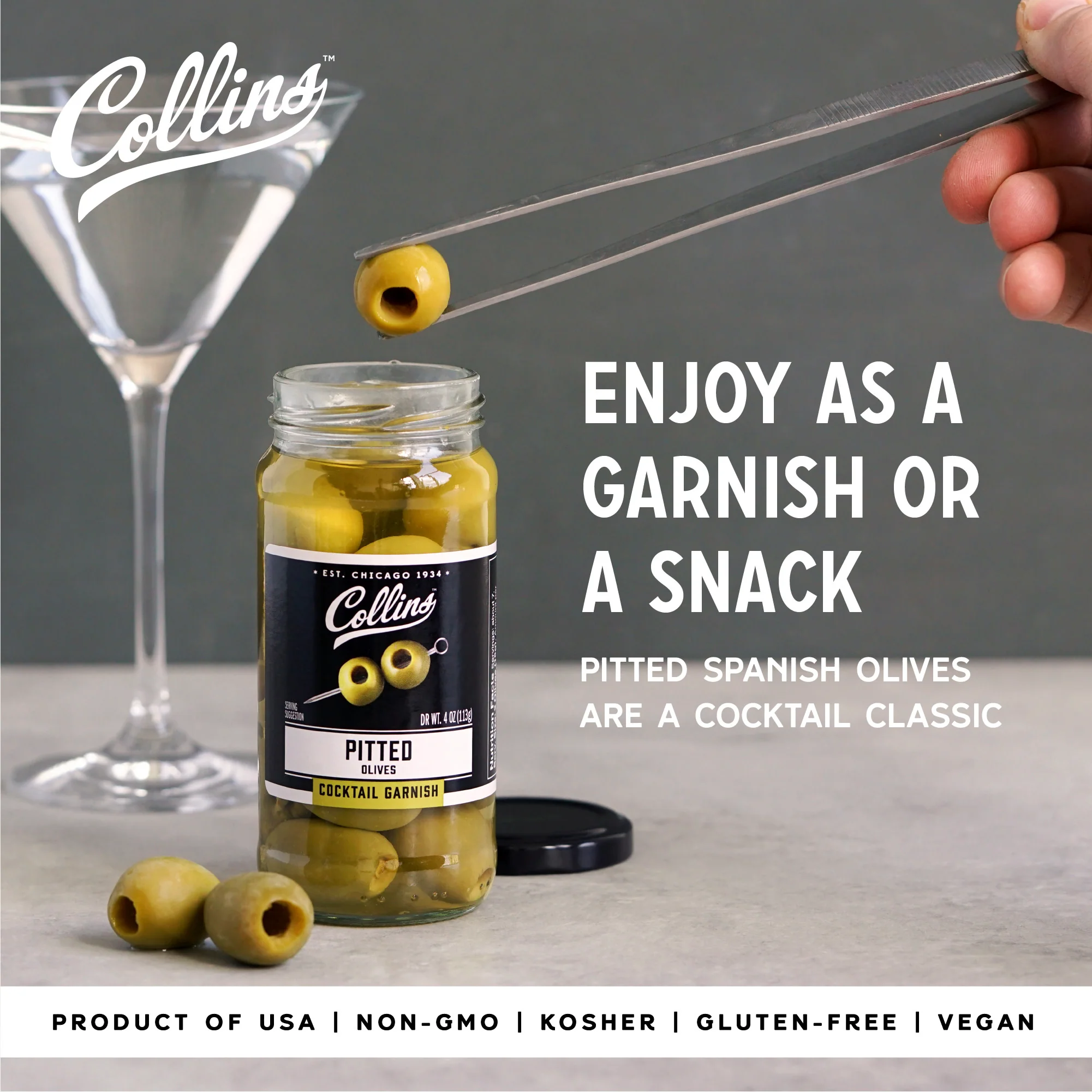 Pitted Olives 4 oz - Image 2